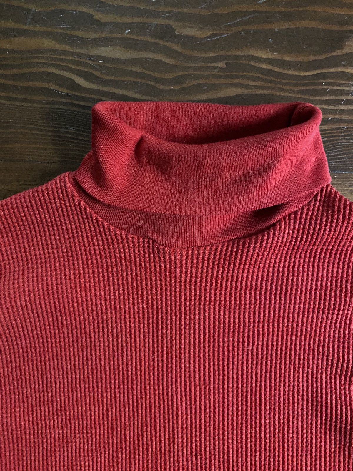 Fruit Of The Loom Vintage 70’s Fruit of the Loom Thermal Textured Turtleneck Size US S / EU 44-46 / 1 - 6 Thumbnail