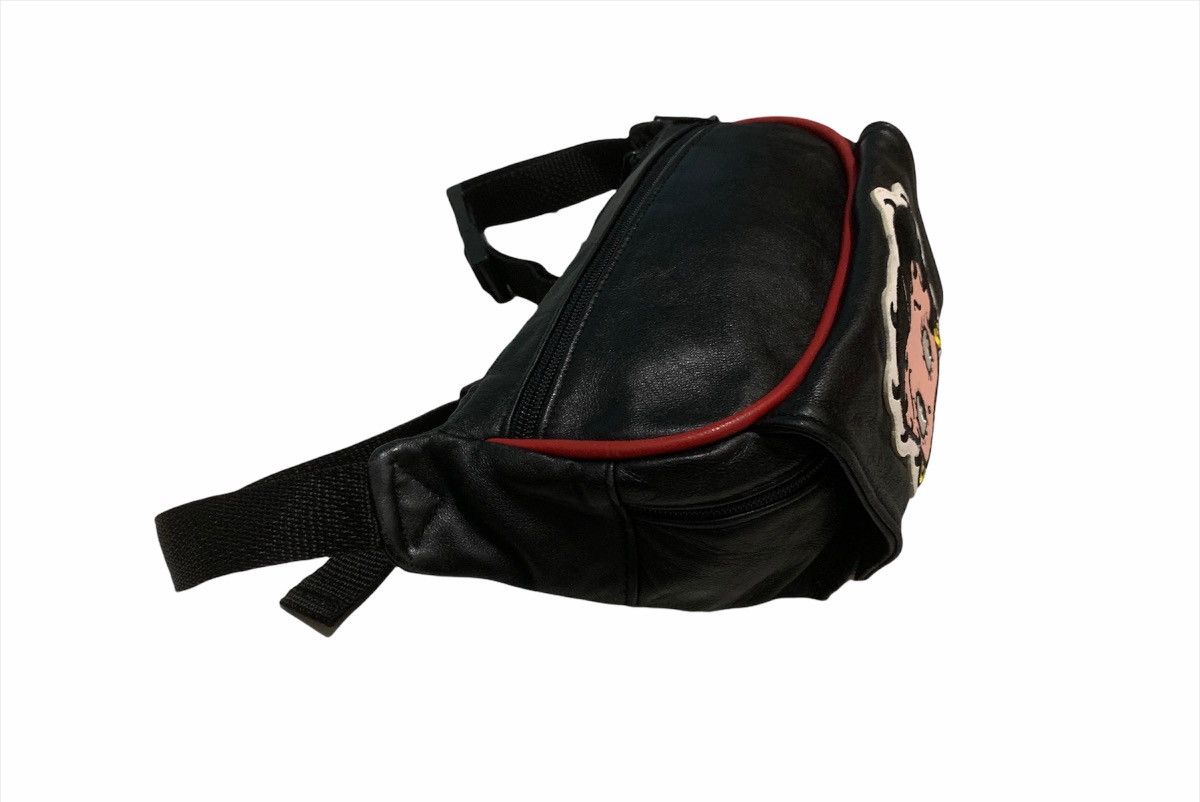 Genuine Leather RARE‼️Vintage BETTY BOOP Leather Waist Bum Bag/Fanny Pack Size ONE SIZE - 3 Thumbnail