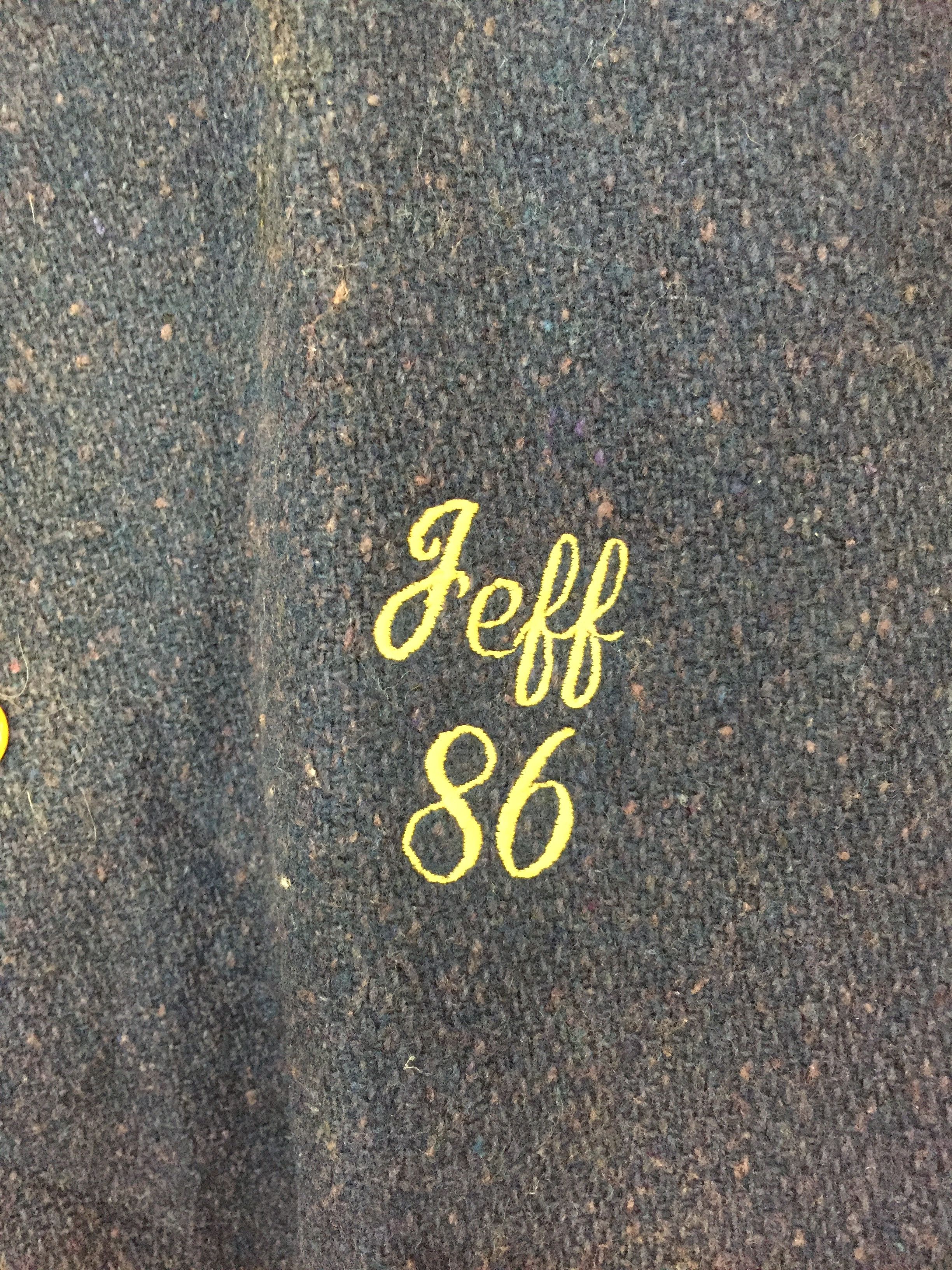 Vintage 70's Findlay trojans wool teddy varsity jacket Size US M / EU 48-50 / 2 - 10 Thumbnail