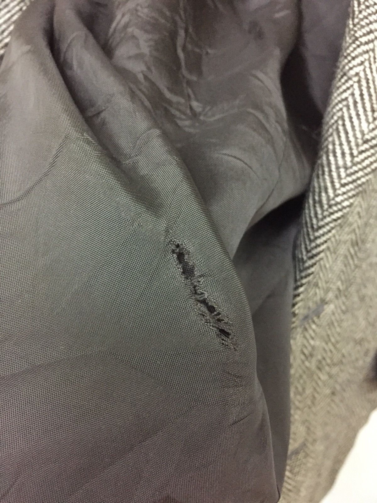 Comme des Garcons Homme 90's Herringbone cable Wool jacket blazer coat Size US M / EU 48-50 / 2 - 10 Thumbnail