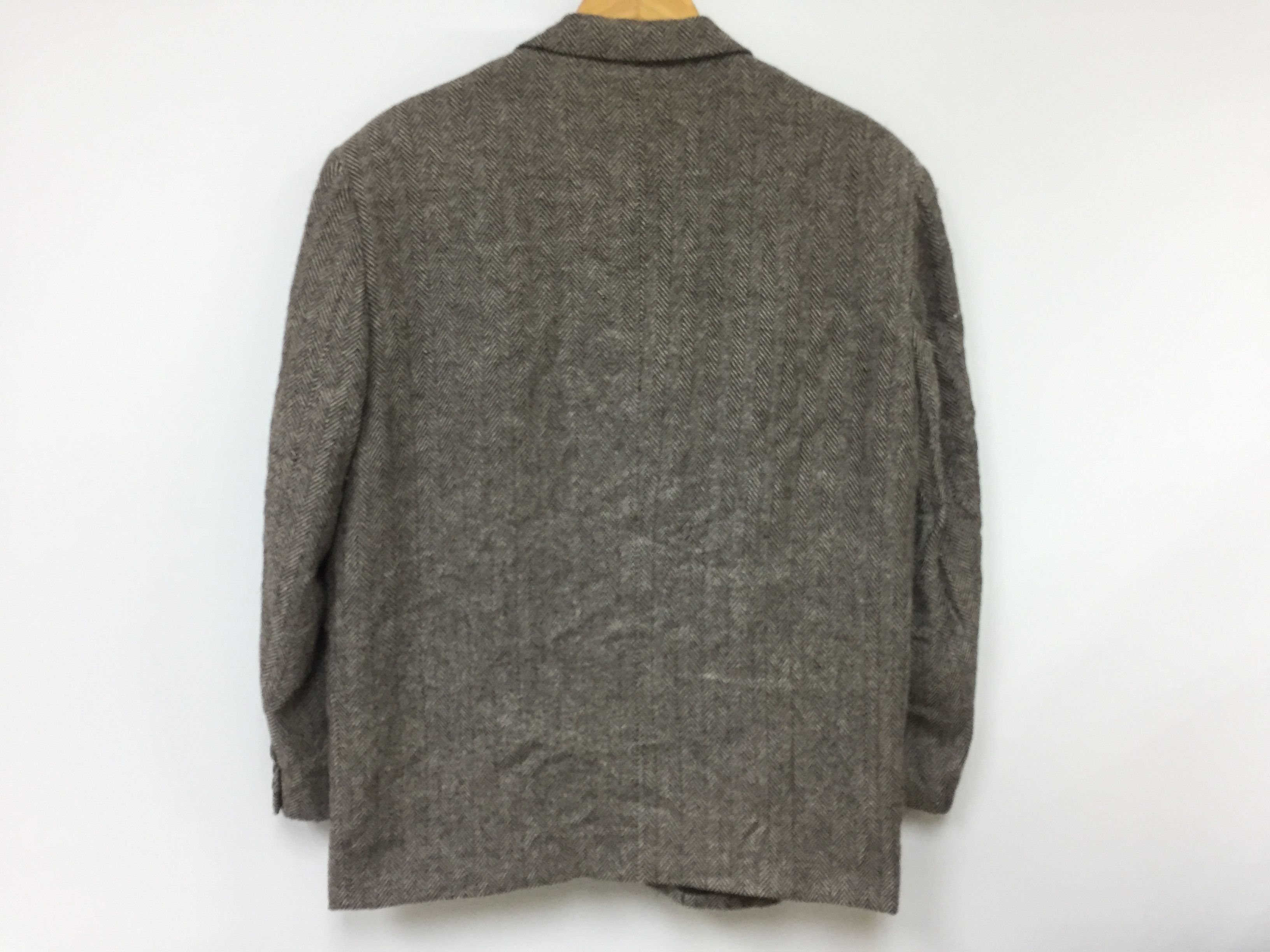 Comme des Garcons Homme 90's Herringbone cable Wool jacket blazer coat Size US M / EU 48-50 / 2 - 7 Thumbnail