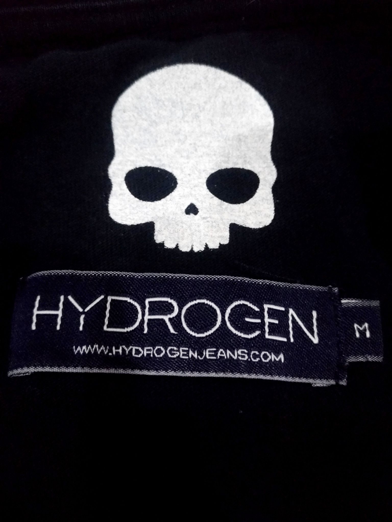 Designer × HYDROGEN RARE! HYDROGEN NU RAVE SKULL L/SLEEVE T-SHIRT Size US M / EU 48-50 / 2 - 6 Thumbnail