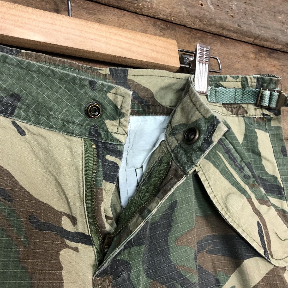 Japanese Brand DL Japan Green camo Army Multipocket Cargo Pants #3435DL Size US 30 / EU 46 - 8 Thumbnail