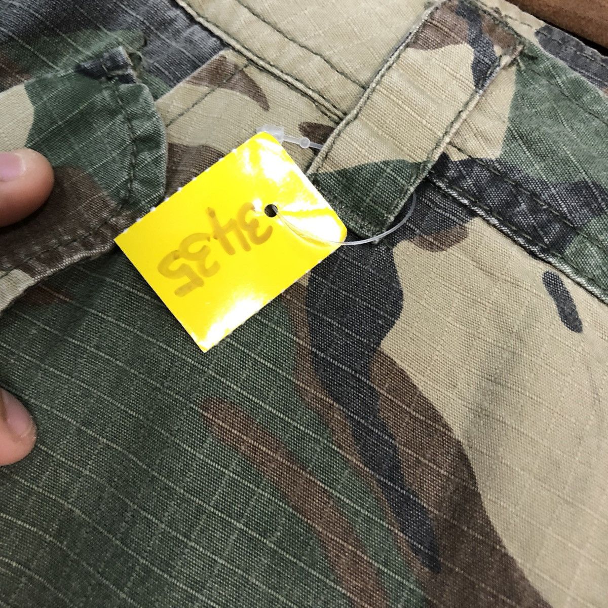 Japanese Brand DL Japan Green camo Army Multipocket Cargo Pants #3435DL Size US 30 / EU 46 - 7 Thumbnail