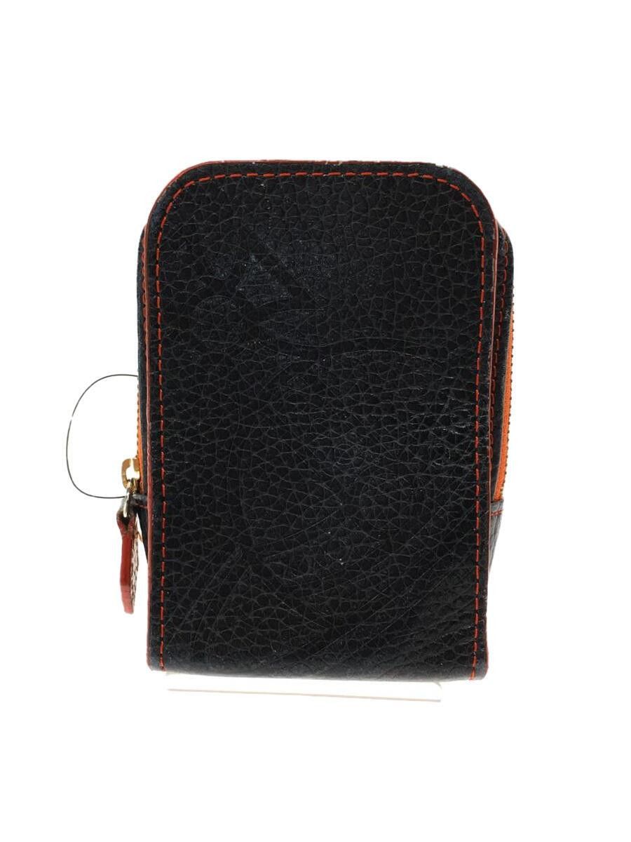 Vivienne Westwood Contrast Stitch Orb Leather Cigarette Case Size ONE SIZE - 1 Thumbnail