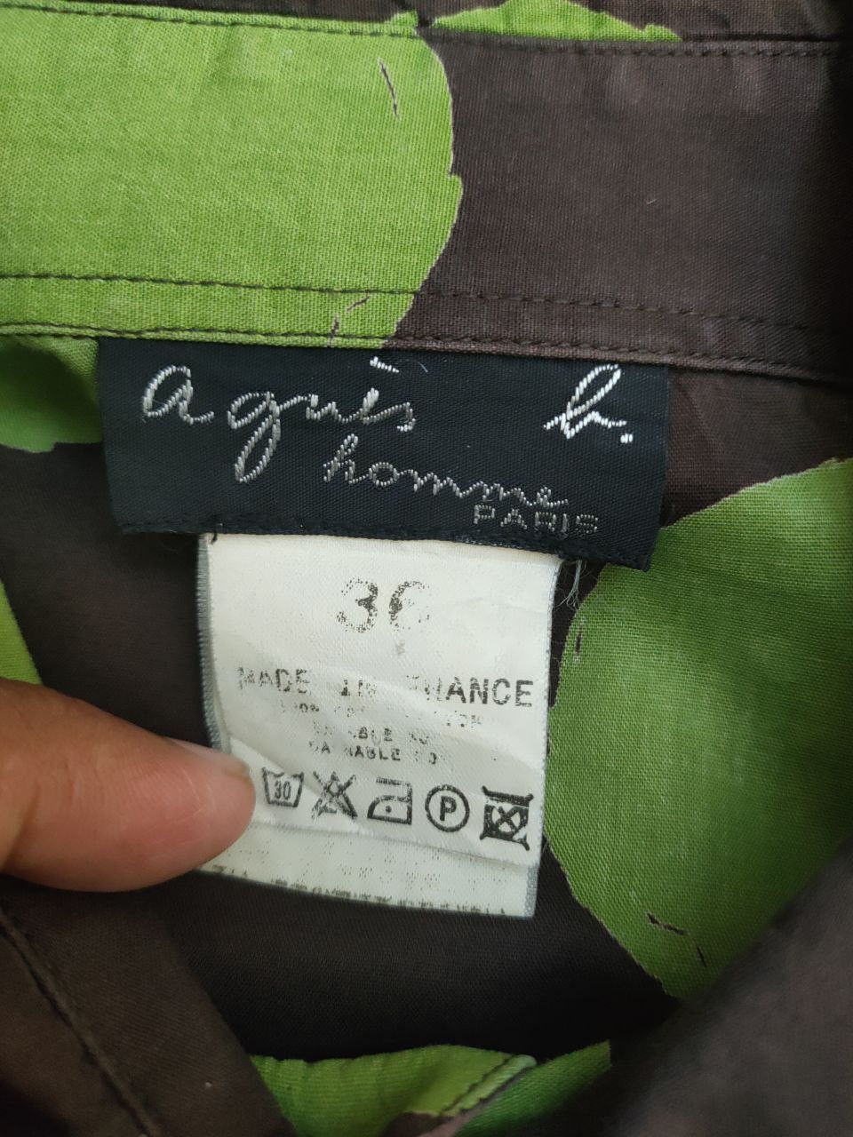 Designer × agnes b. Agnes B Polka Shirt Blouse Size S / US 4 / IT 40 - 4 Thumbnail