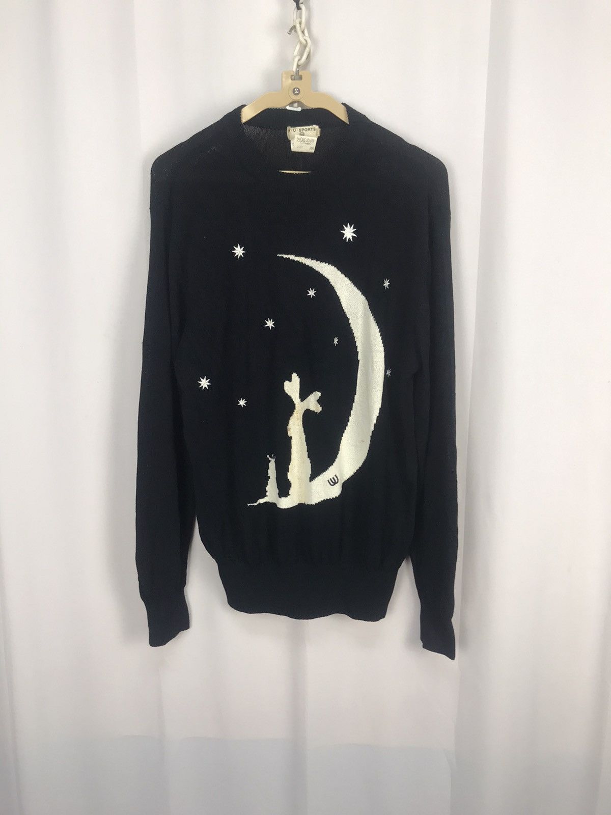 Japanese Brand M.U sport printed knit sweatshirt Size US M / EU 48-50 / 2 - 6 Thumbnail
