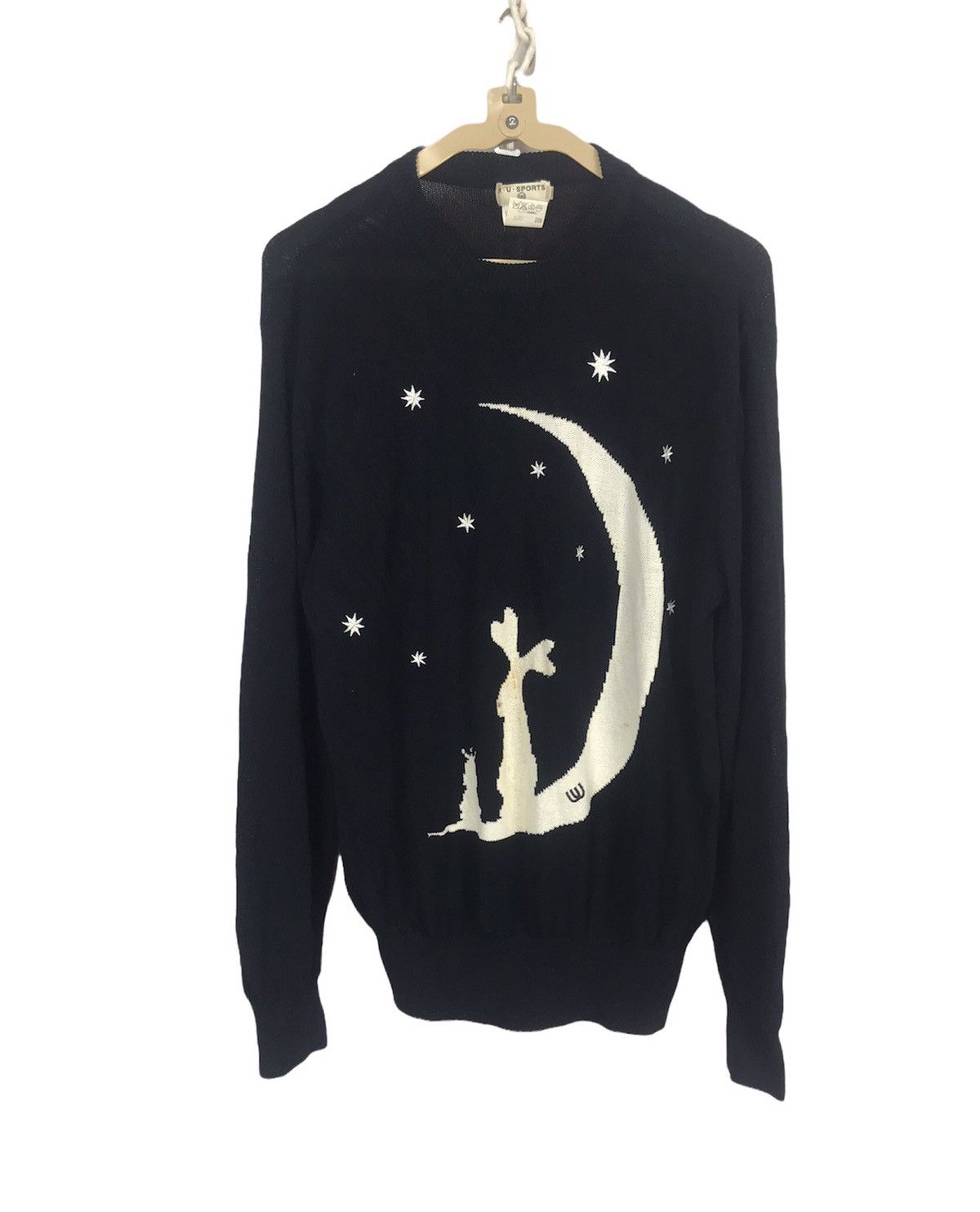 Japanese Brand M.U sport printed knit sweatshirt Size US M / EU 48-50 / 2 - 1 Thumbnail