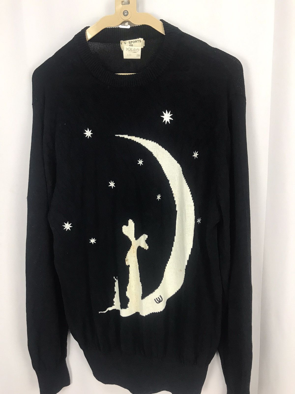 Japanese Brand M.U sport printed knit sweatshirt Size US M / EU 48-50 / 2 - 5 Thumbnail