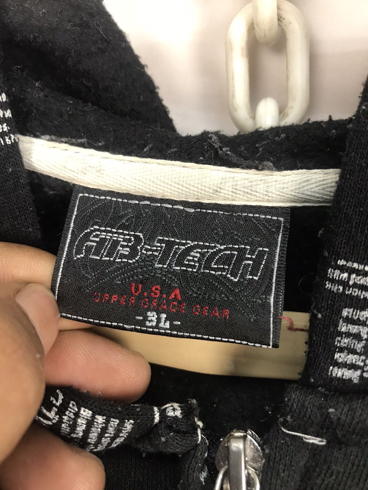 Japanese Brand AB-tech zipper hoodie fullprint Size US L / EU 52-54 / 3 - 3 Thumbnail