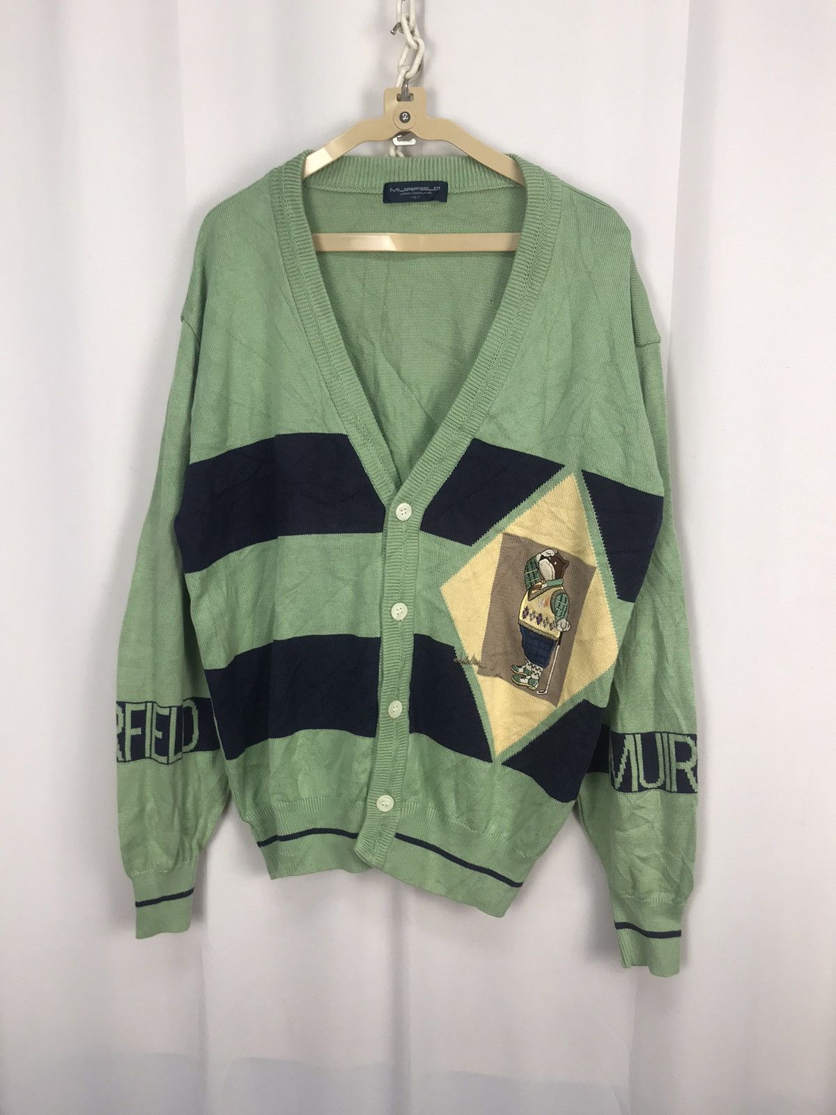 Japanese Brand × Vintage Muirfield jack nicklaus embroidered cardigan Size US M / EU 48-50 / 2 - 8 Thumbnail