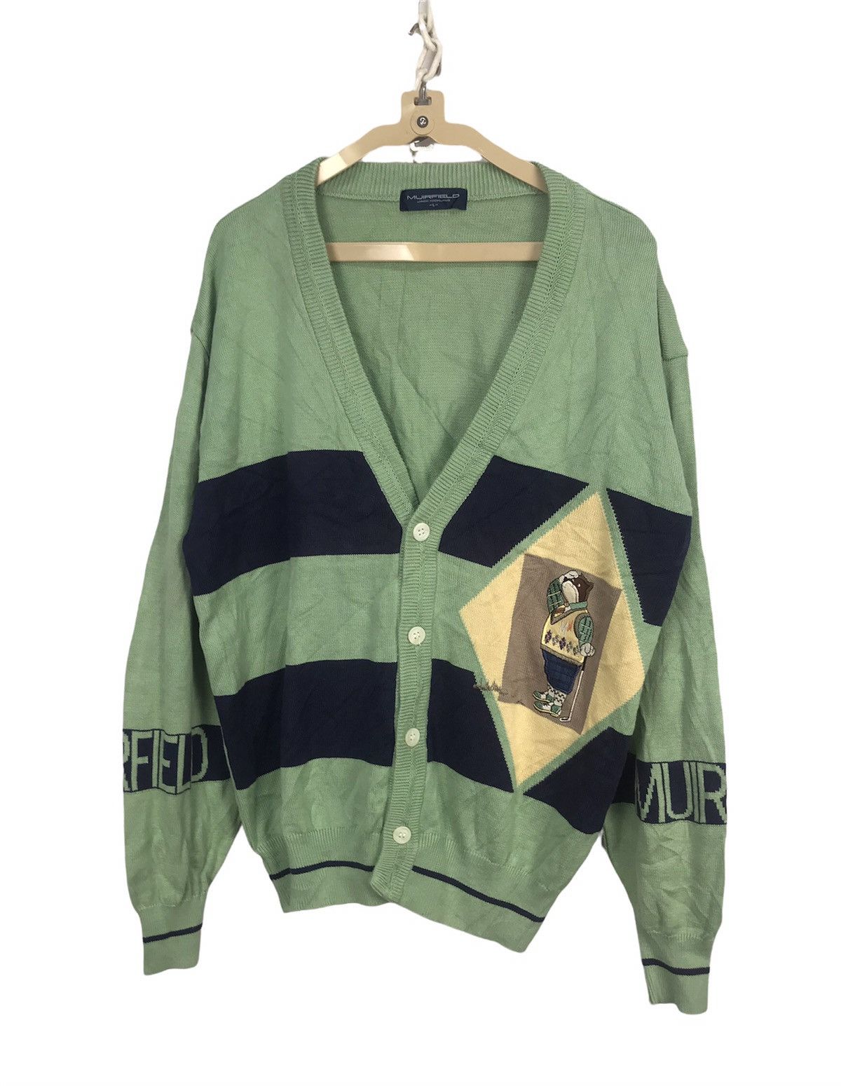 Japanese Brand × Vintage Muirfield jack nicklaus embroidered cardigan Size US M / EU 48-50 / 2 - 1 Thumbnail