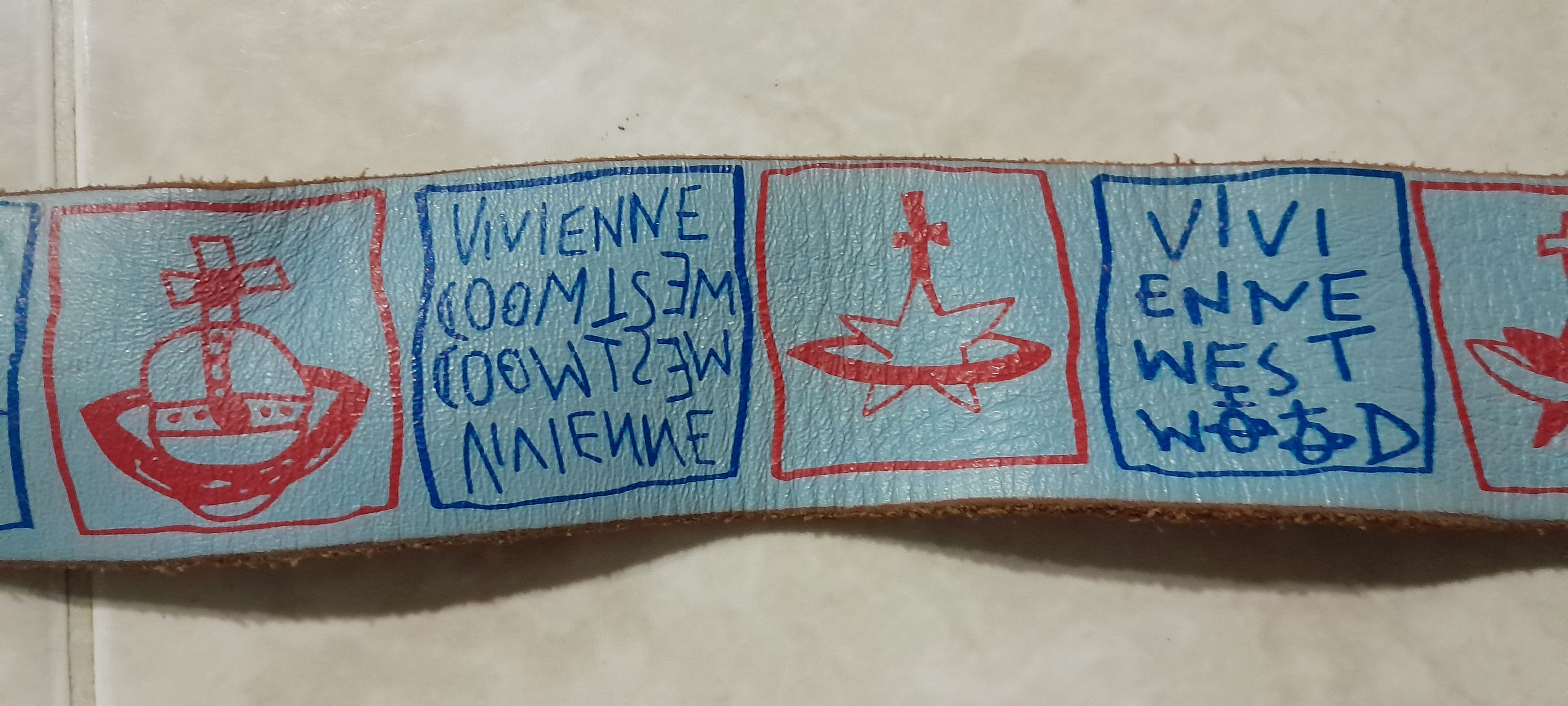 Leather × Vintage × Vivienne Westwood Vintage 90s vivienne westwood belt leather Size 42 - 9 Thumbnail