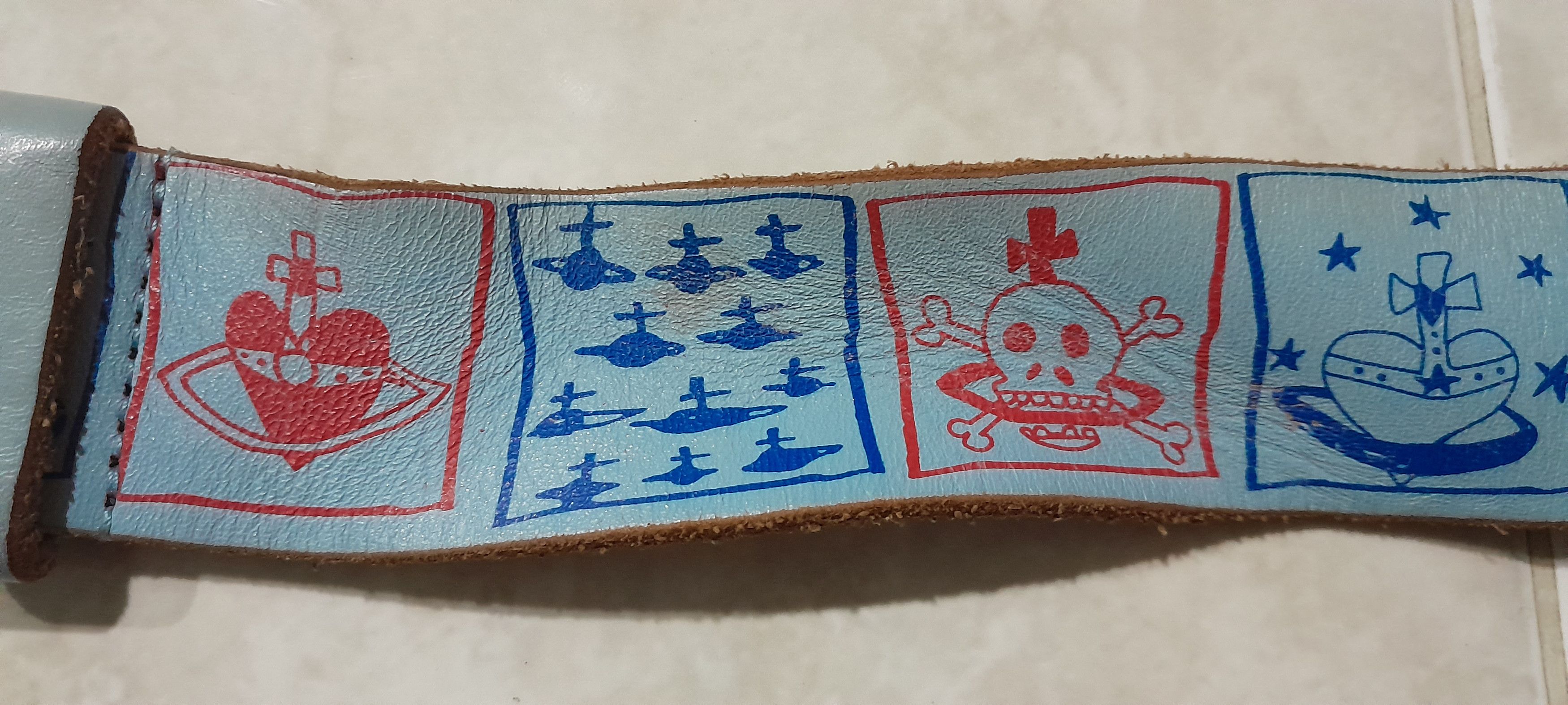 Leather × Vintage × Vivienne Westwood Vintage 90s vivienne westwood belt leather Size 42 - 10 Thumbnail