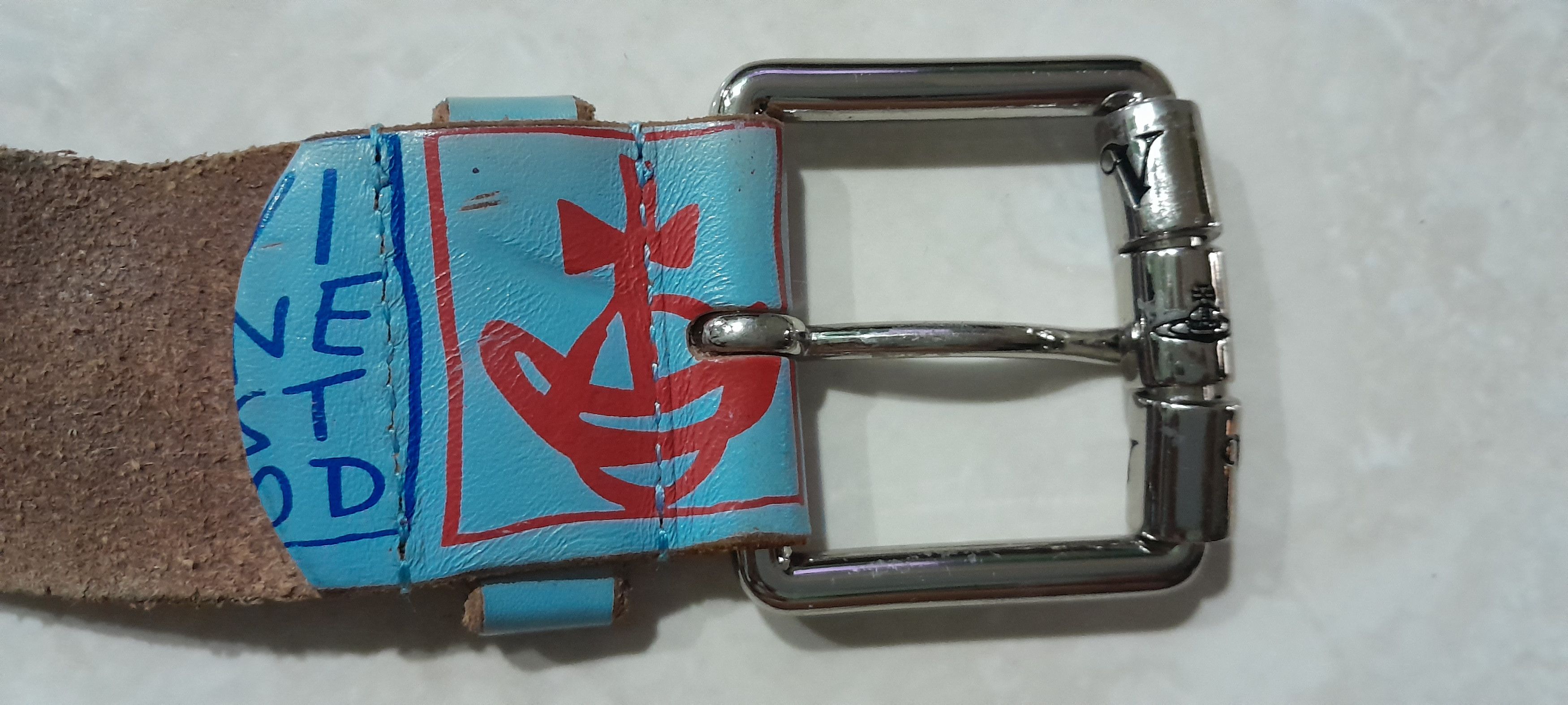 Leather × Vintage × Vivienne Westwood Vintage 90s vivienne westwood belt leather Size 42 - 8 Thumbnail
