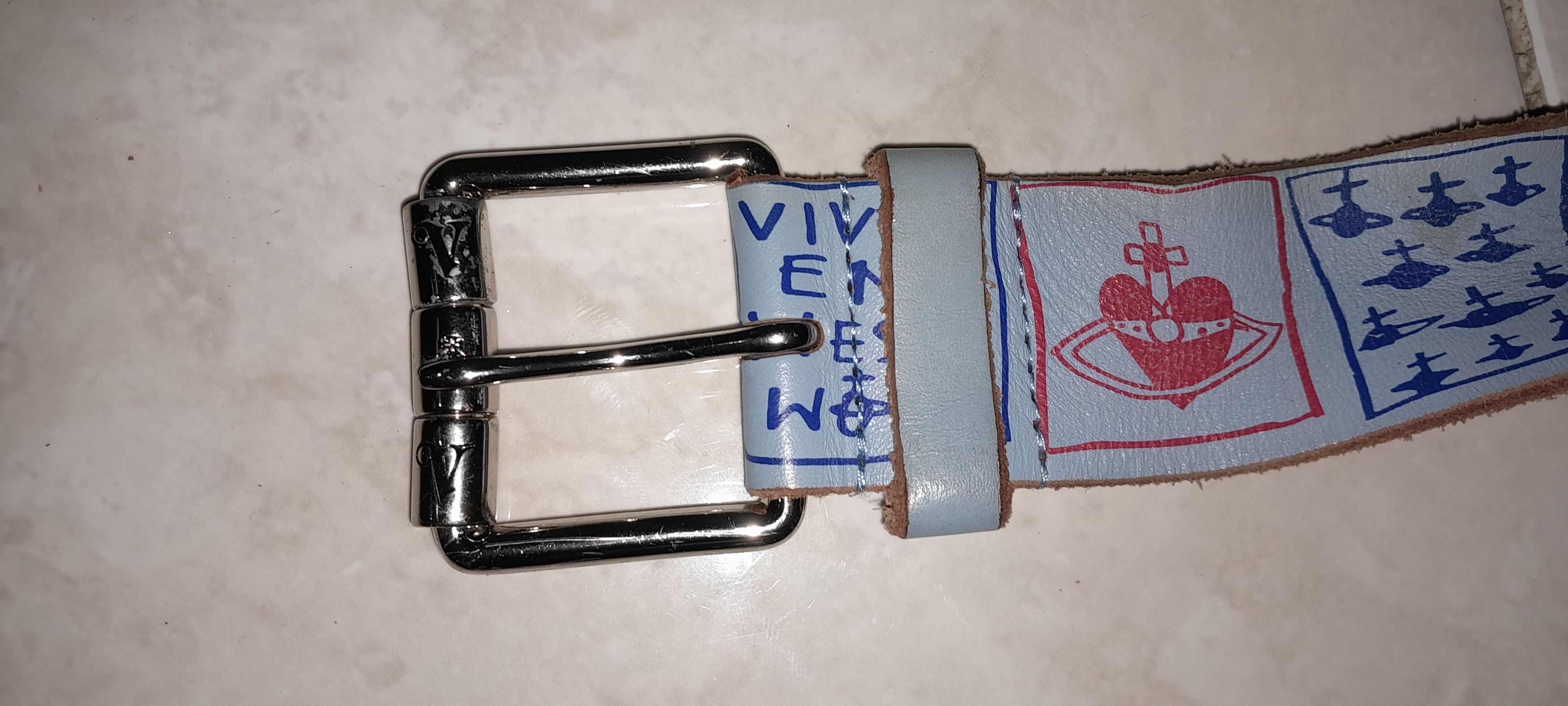 Leather × Vintage × Vivienne Westwood Vintage 90s vivienne westwood belt leather Size 42 - 3 Thumbnail