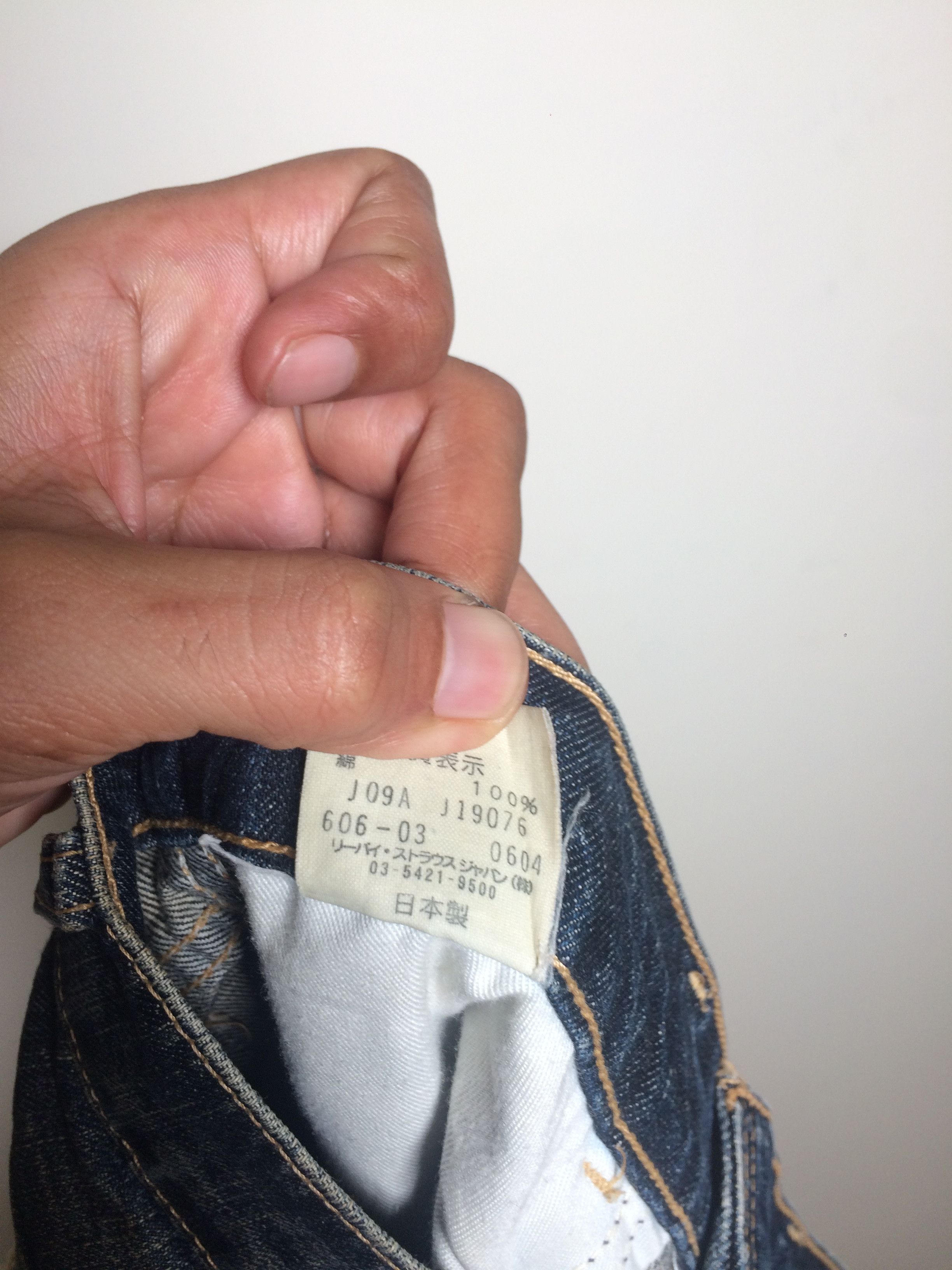 Levi's × Vintage Vtg 90's Levis 606 Distressed Ripped Slim Fit Jeans Size US 30 / EU 46 - 22 Thumbnail