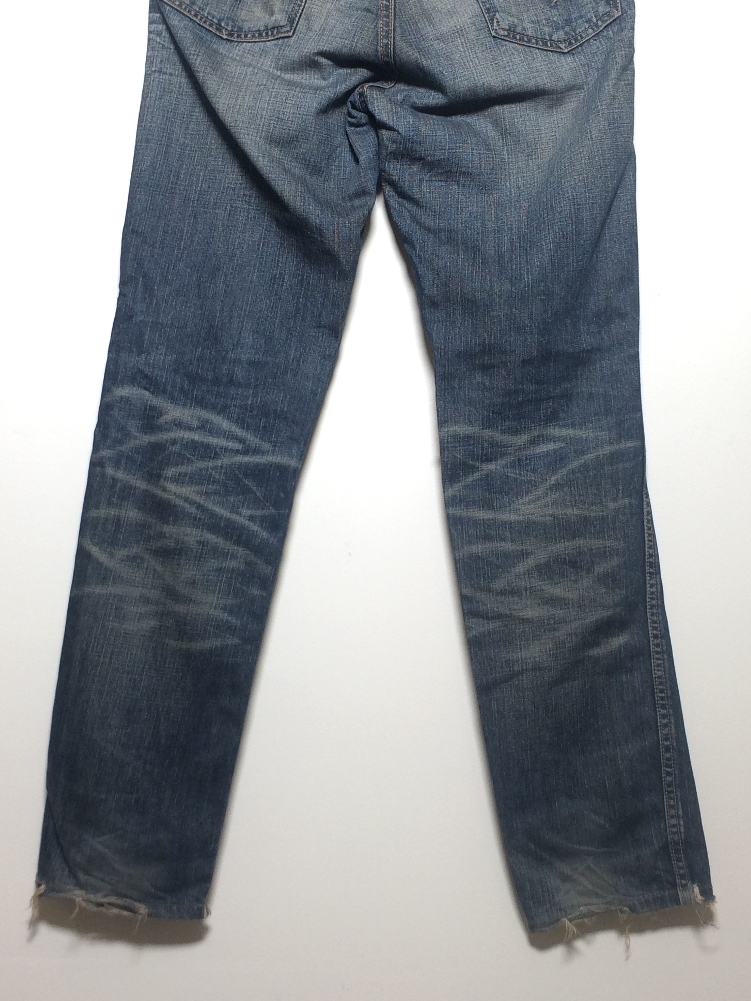 Levi's × Vintage Vtg 90's Levis 606 Distressed Ripped Slim Fit Jeans Size US 30 / EU 46 - 14 Thumbnail