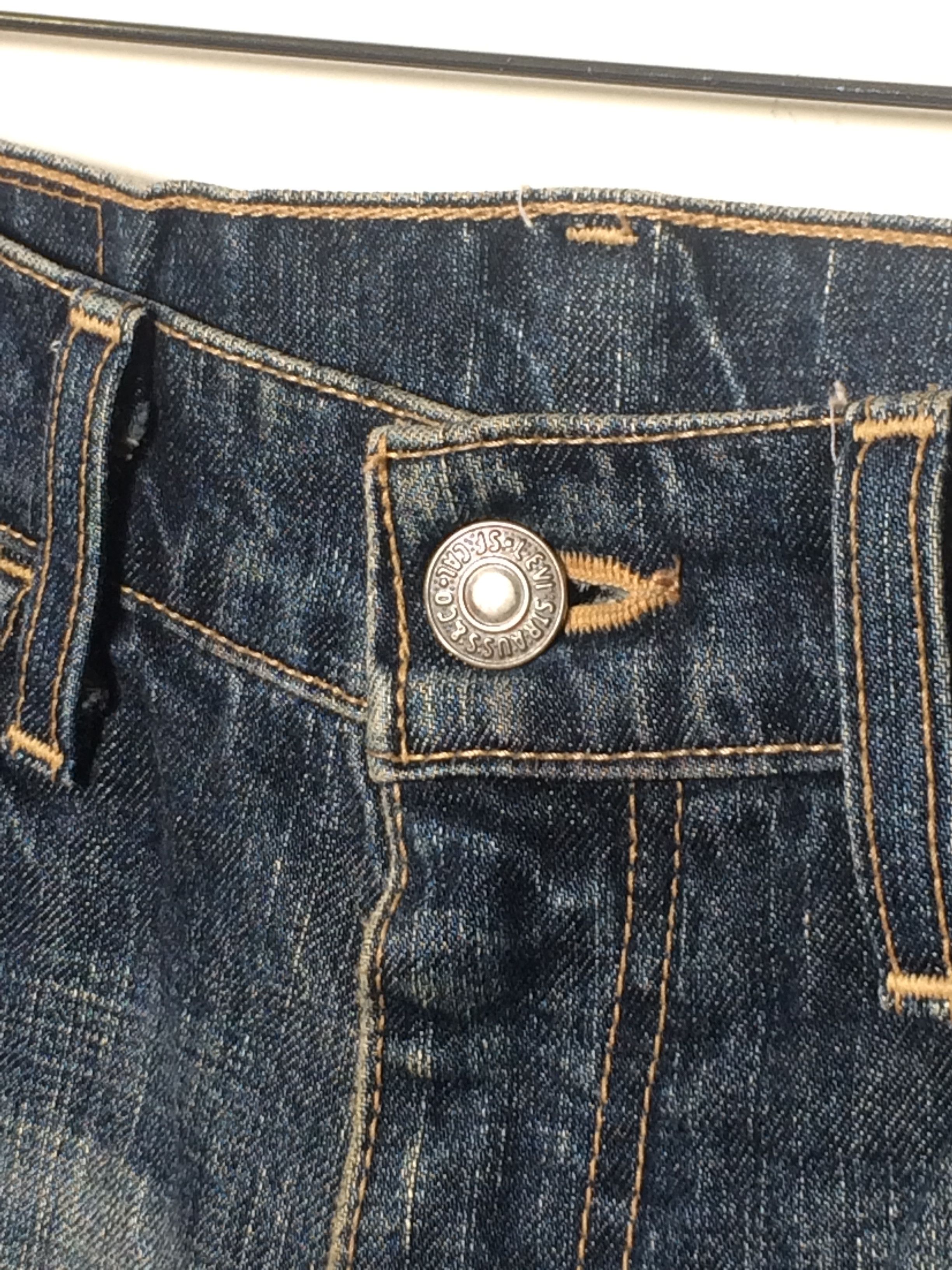 Levi's × Vintage Vtg 90's Levis 606 Distressed Ripped Slim Fit Jeans Size US 30 / EU 46 - 10 Thumbnail