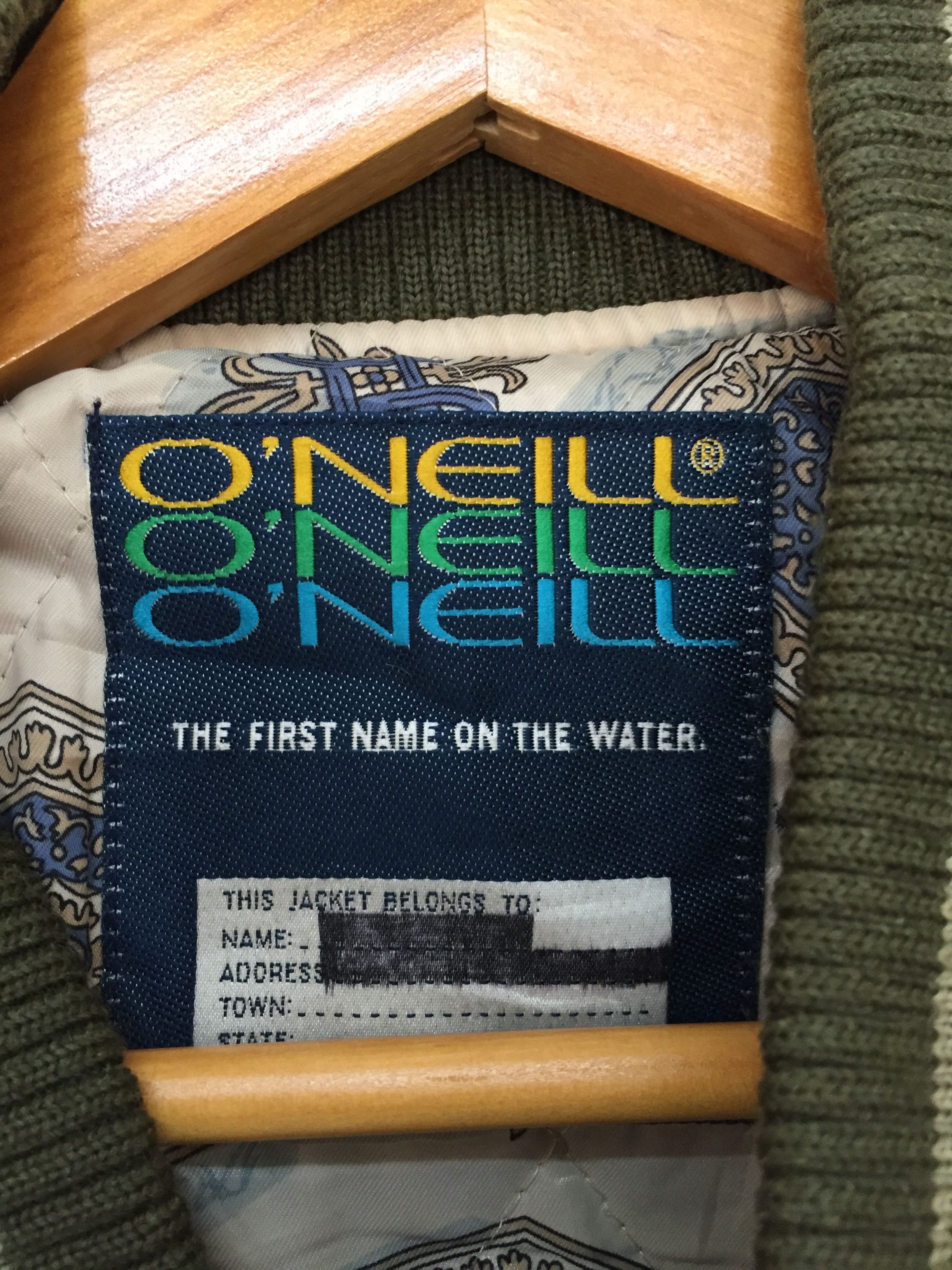 O'Neill 90's steinbock Embordered logo varsity Leather Sleeve Size US L / EU 52-54 / 3 - 15 Thumbnail