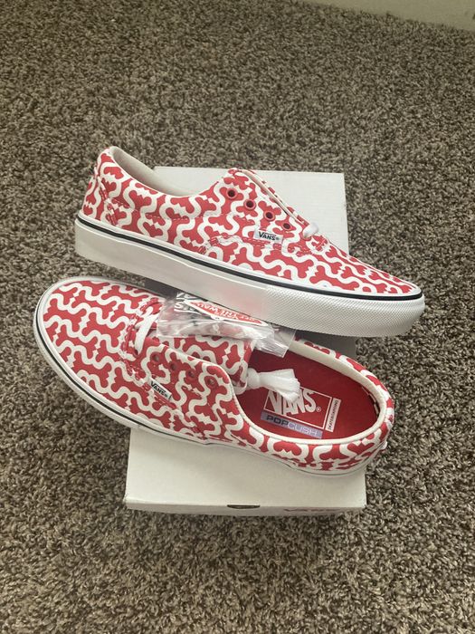 Vans Skate Era 'Supreme - Monogram S Red' Shoes - Size 9