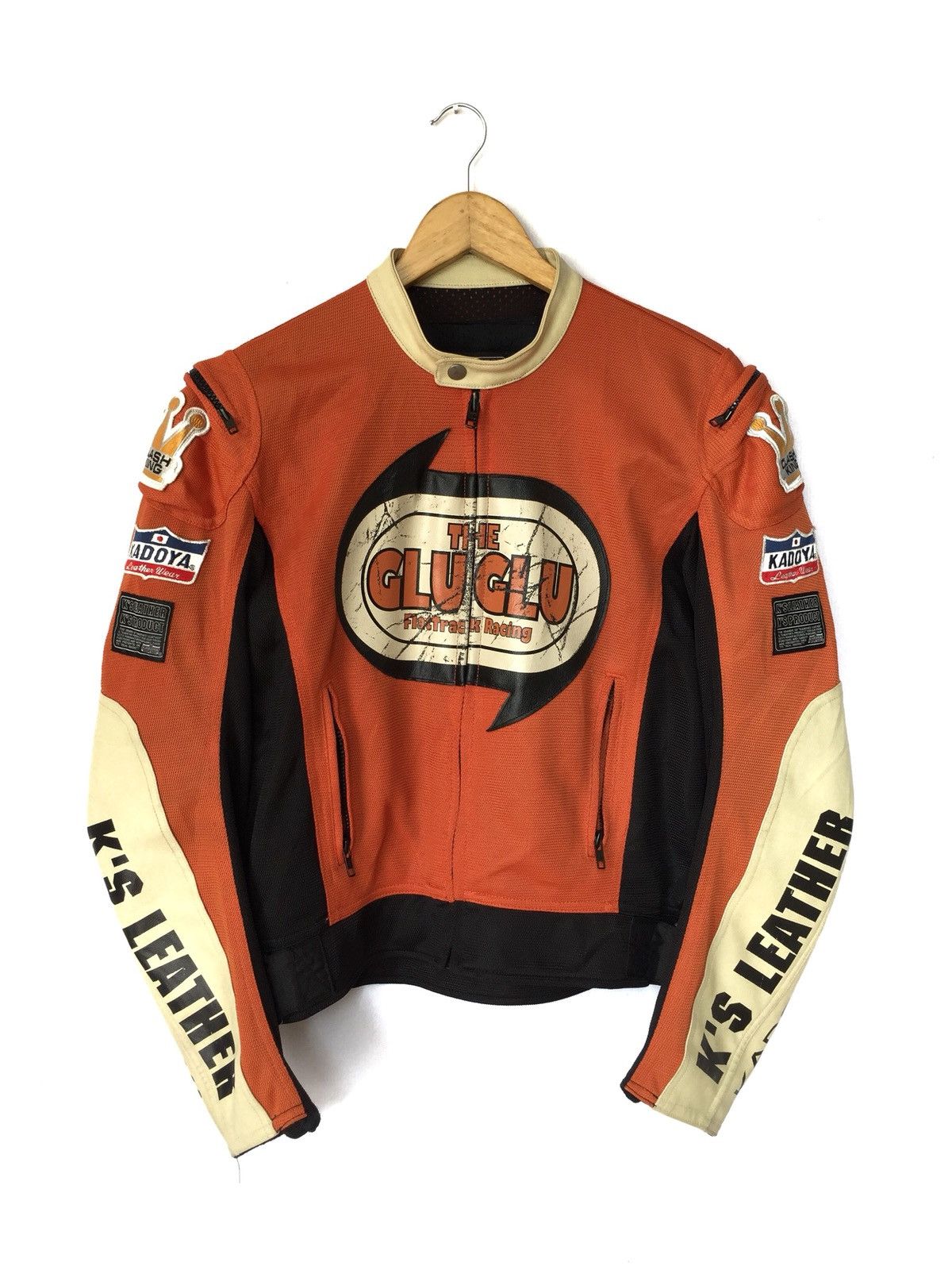 Kadoya VINTAGE KADOYA KS LEATHER CLASH KING RACING JACKET Size US M / EU 48-50 / 2 - 2 Thumbnail