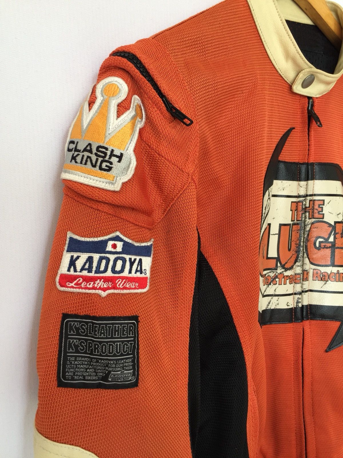 Kadoya VINTAGE KADOYA KS LEATHER CLASH KING RACING JACKET Size US M / EU 48-50 / 2 - 12 Thumbnail
