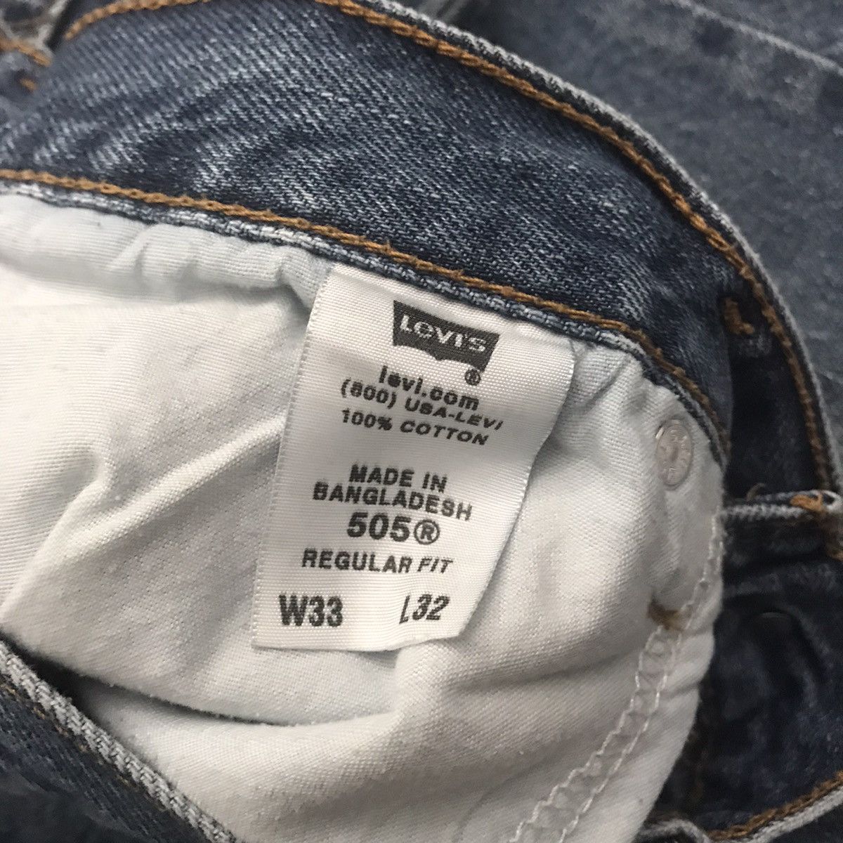 Levi's × Vintage Vintage Levi’s 505 Denim Pants Size US 33 - 3 Thumbnail