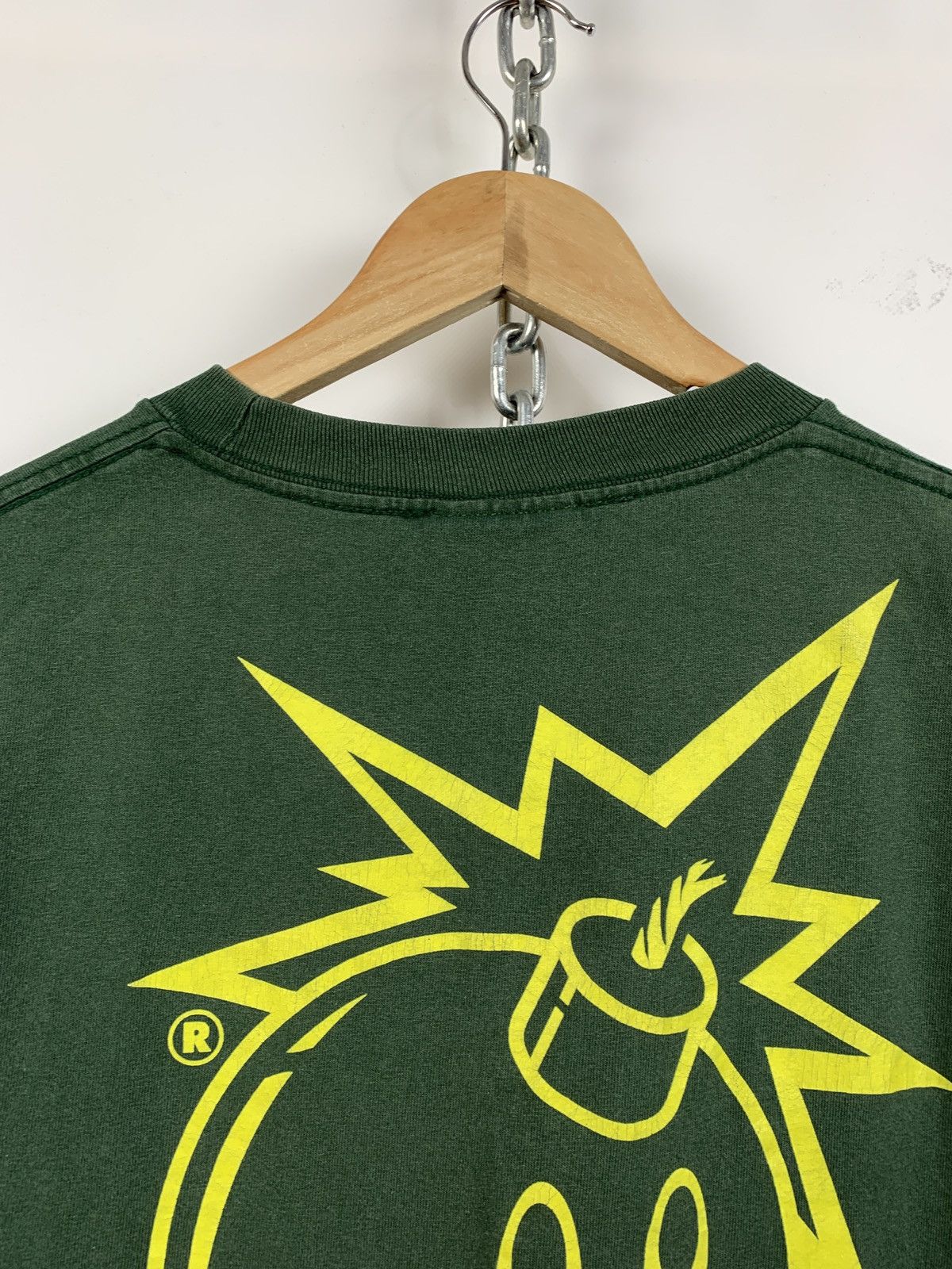 The Hundreds Vintage The Hundreds Adam Bomb Faded Green T-Shirt Size US M / EU 48-50 / 2 - 11 Thumbnail
