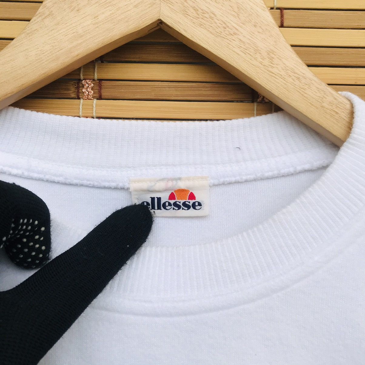 Ellesse × Vintage Vintage Ellesse crewneck jumper big logo embroidered Size US M / EU 48-50 / 2 - 7 Thumbnail