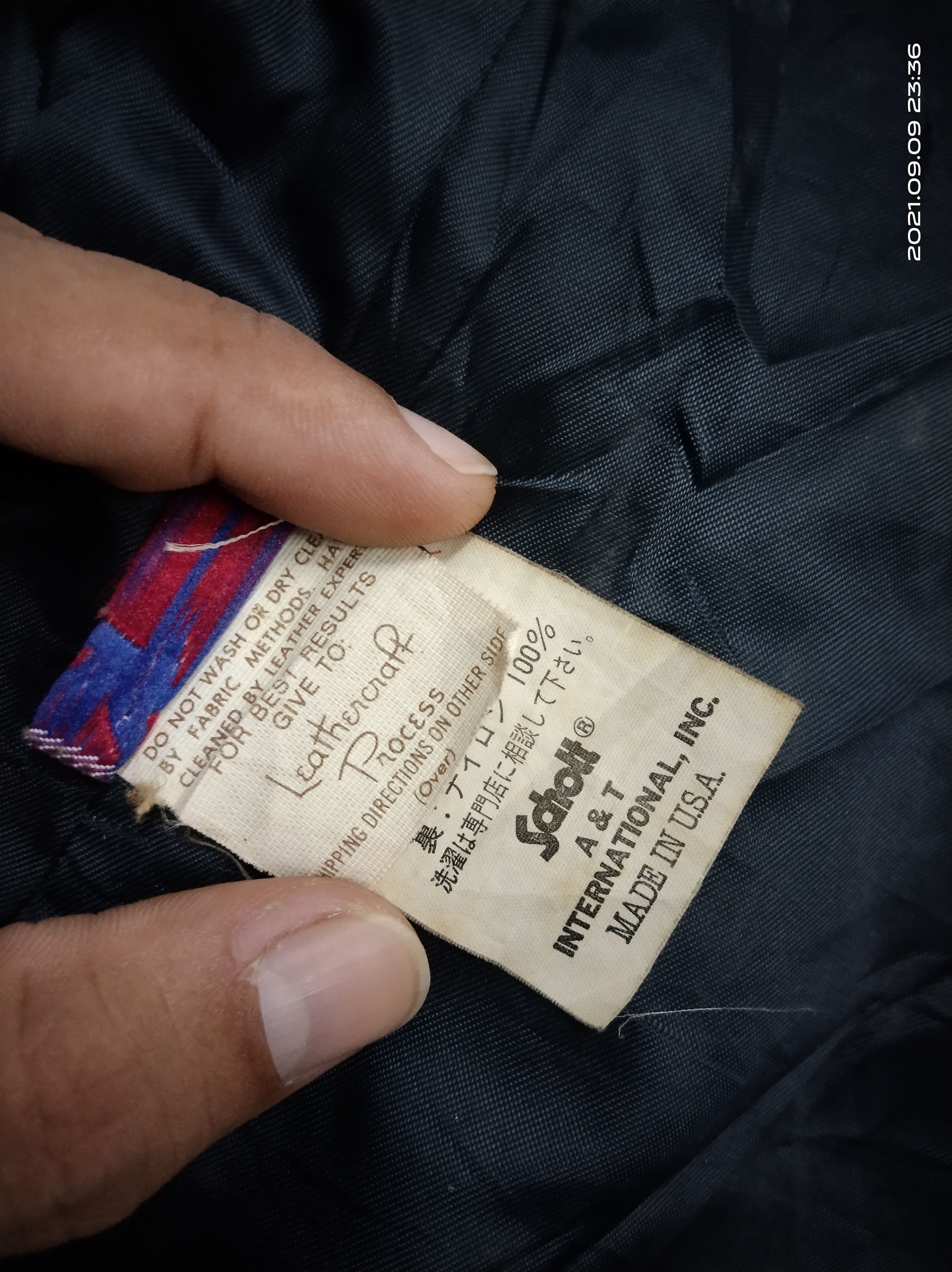 Schott × Vintage VINTAGE SCHOTT TWO TONE LEATHER JACKET MADE IN USA Size US M / EU 48-50 / 2 - 5 Thumbnail