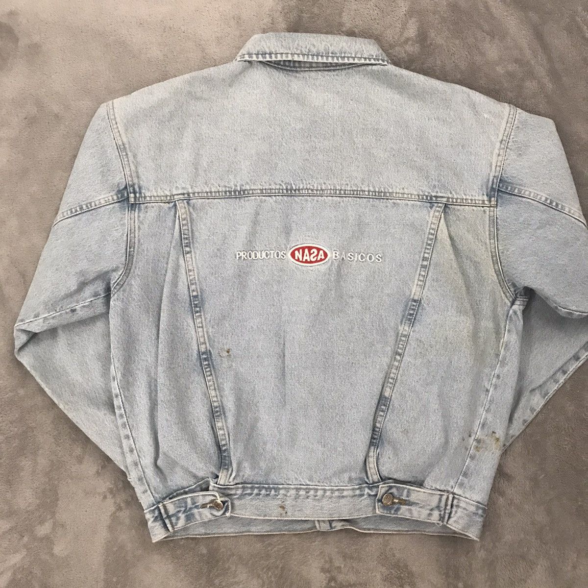NASA × Vintage NASA Blue Denim Jacket Size US S / EU 44-46 / 1 - 8 Thumbnail