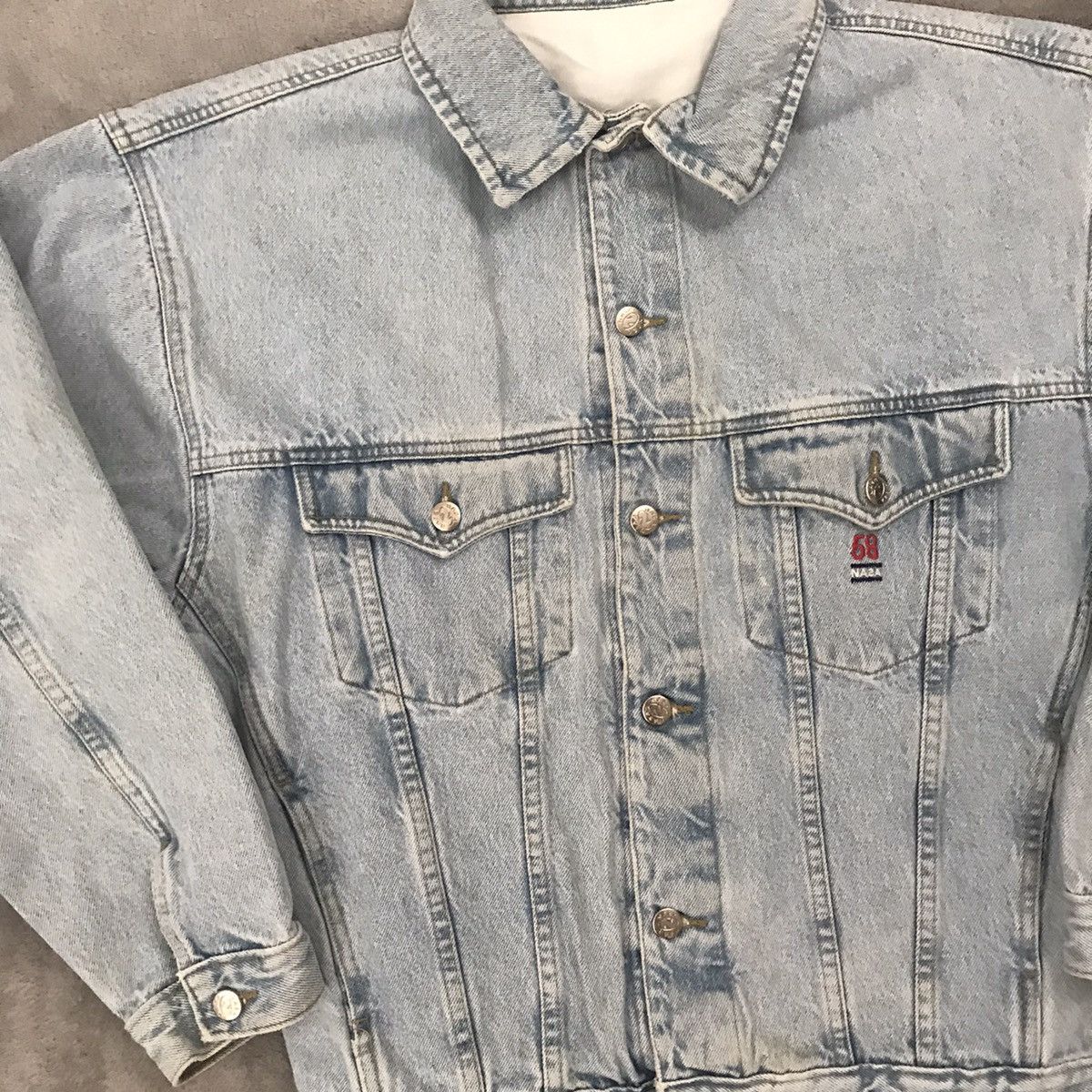 NASA × Vintage NASA Blue Denim Jacket Size US S / EU 44-46 / 1 - 2 Thumbnail