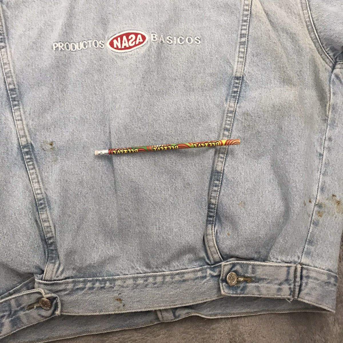 NASA × Vintage NASA Blue Denim Jacket Size US S / EU 44-46 / 1 - 9 Thumbnail