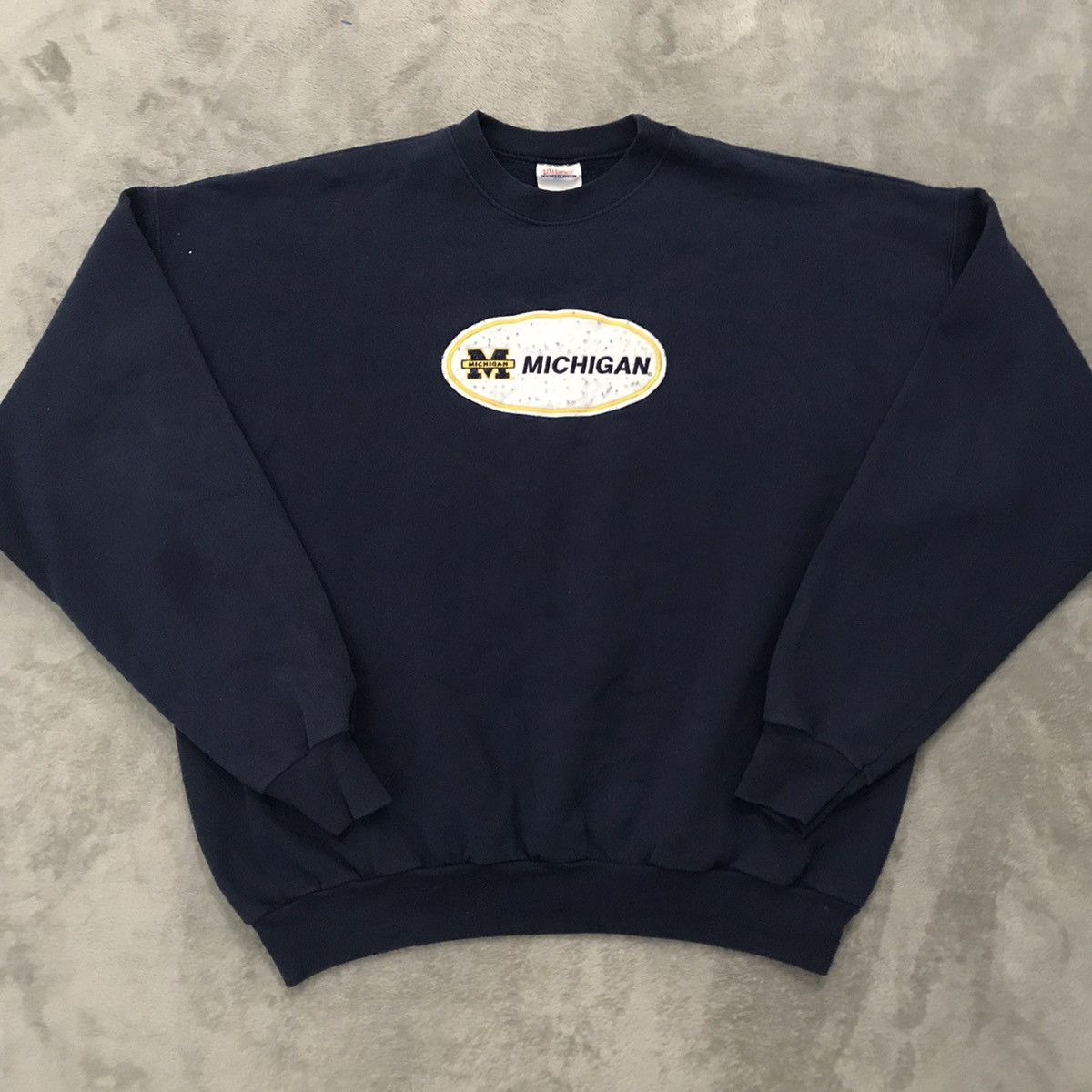 Hanes × Vintage Vintage Michigan Hanes Crewneck Size US XL / EU 56 / 4 - 1 Thumbnail