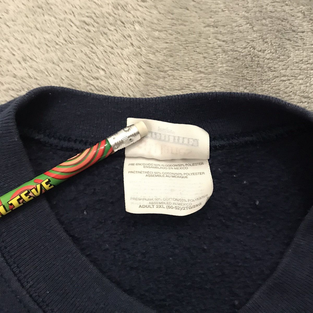 Hanes × Vintage Vintage Michigan Hanes Crewneck Size US XL / EU 56 / 4 - 4 Thumbnail