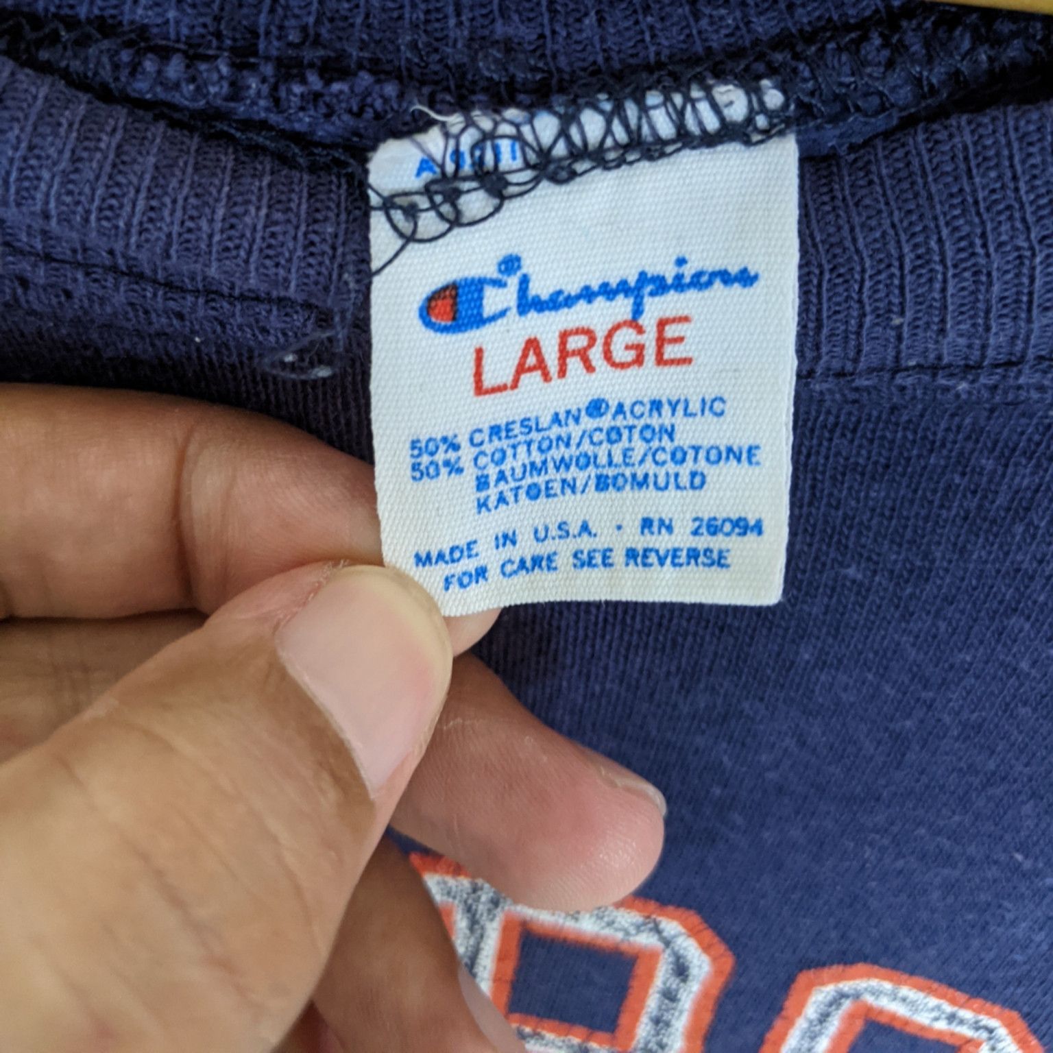 Champion Vintage 80's CHAMPION Detroit Tigers MLB Sweatshirt Size US M / EU 48-50 / 2 - 8 Thumbnail
