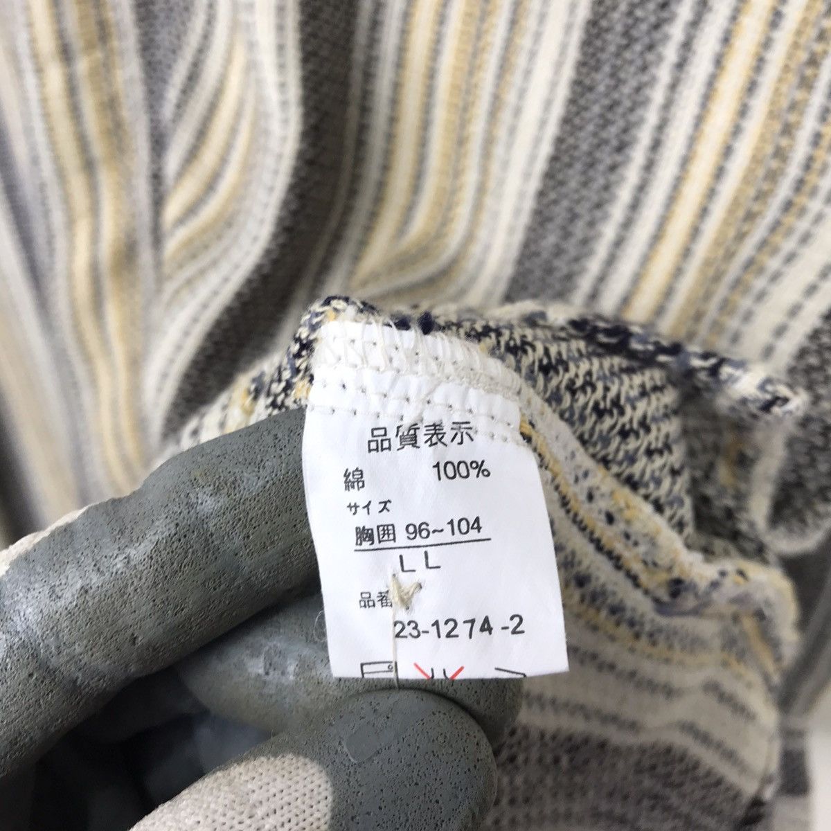 Vintage Vintage 90S Original by Cox classic striped buttom up xlarge Size US XL / EU 56 / 4 - 6 Thumbnail