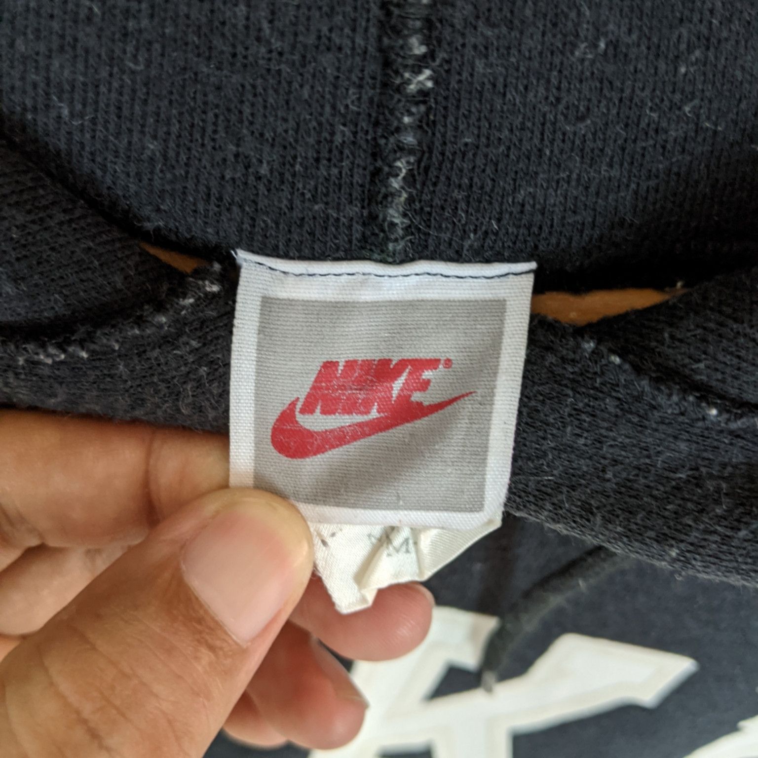 Vintage 90's NIKE Big Spell Out Logo Hoodie