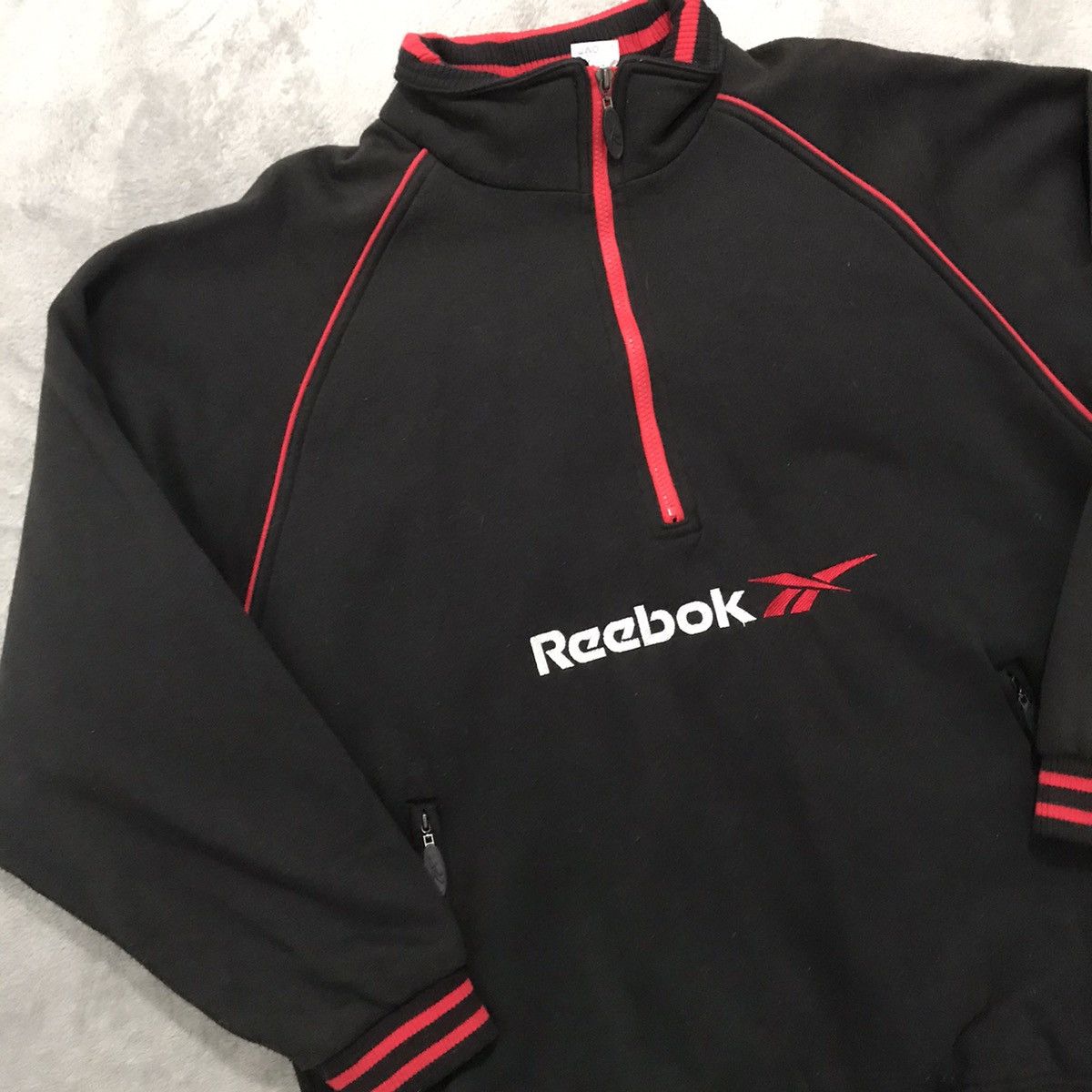 Reebok × Vintage Vintage Reebok Spell Out Pullover Coat Size US L / EU 52-54 / 3 - 2 Thumbnail