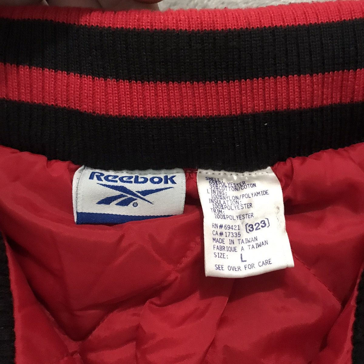 Reebok × Vintage Vintage Reebok Spell Out Pullover Coat Size US L / EU 52-54 / 3 - 5 Thumbnail