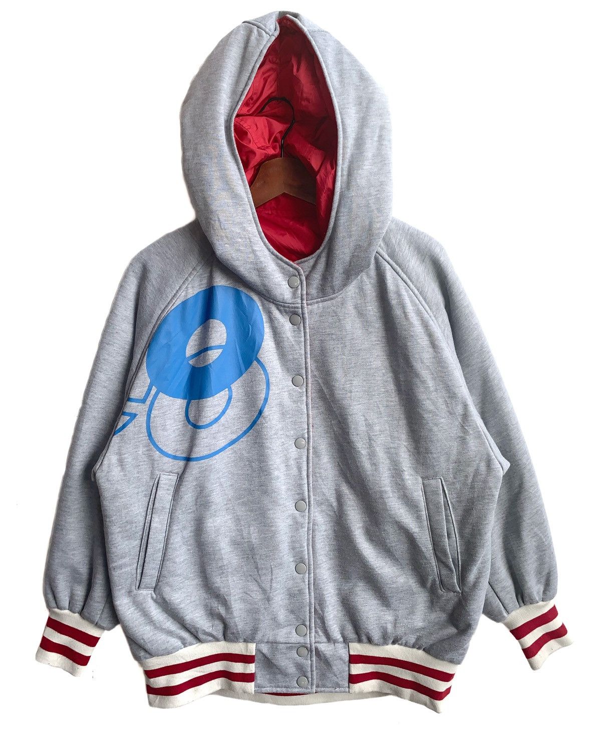 Japanese Brand Roodeo Crown Reversible Varsity Hoodie Size US M / EU 48-50 / 2 - 1 Thumbnail