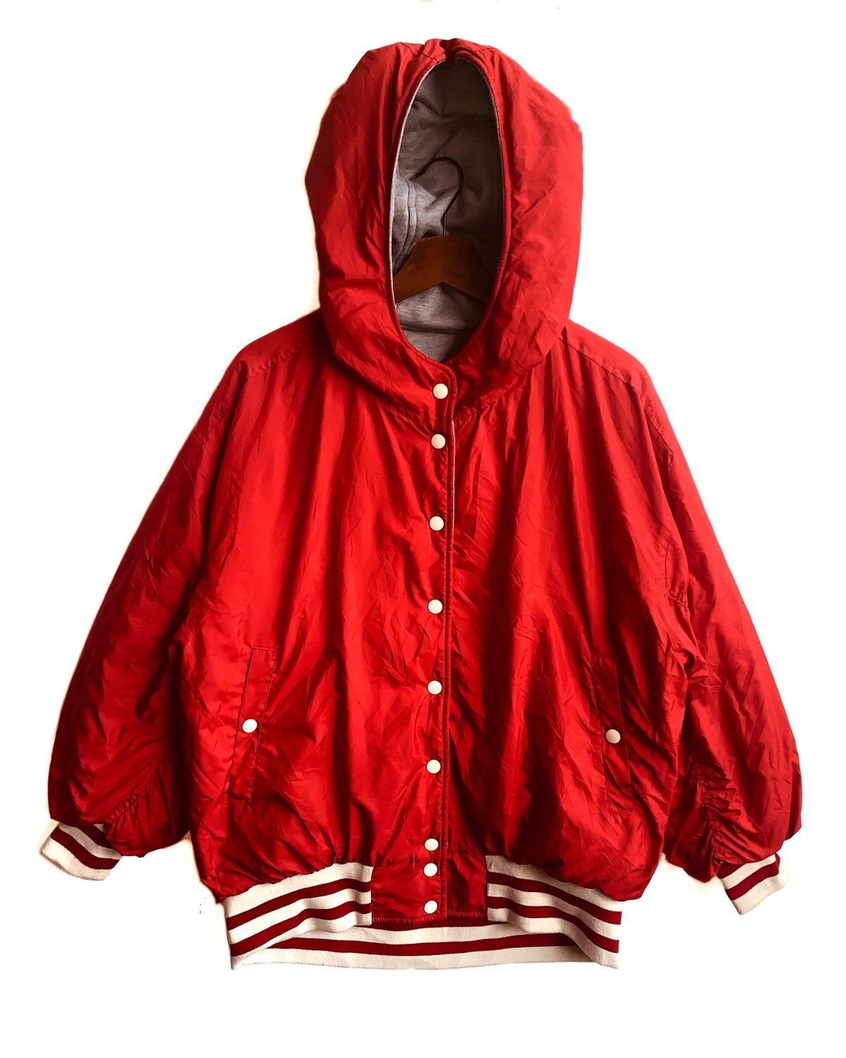Japanese Brand Roodeo Crown Reversible Varsity Hoodie Size US M / EU 48-50 / 2 - 4 Thumbnail