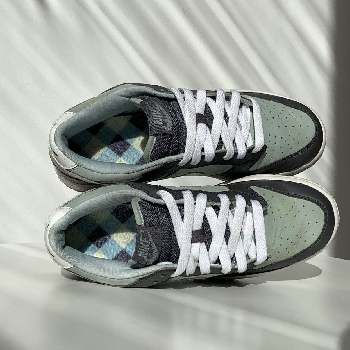 Nike 2003 Nike Dunk Low Light Graphite White-Cloud Gray Size US 7 / IT 37 - 14 Thumbnail