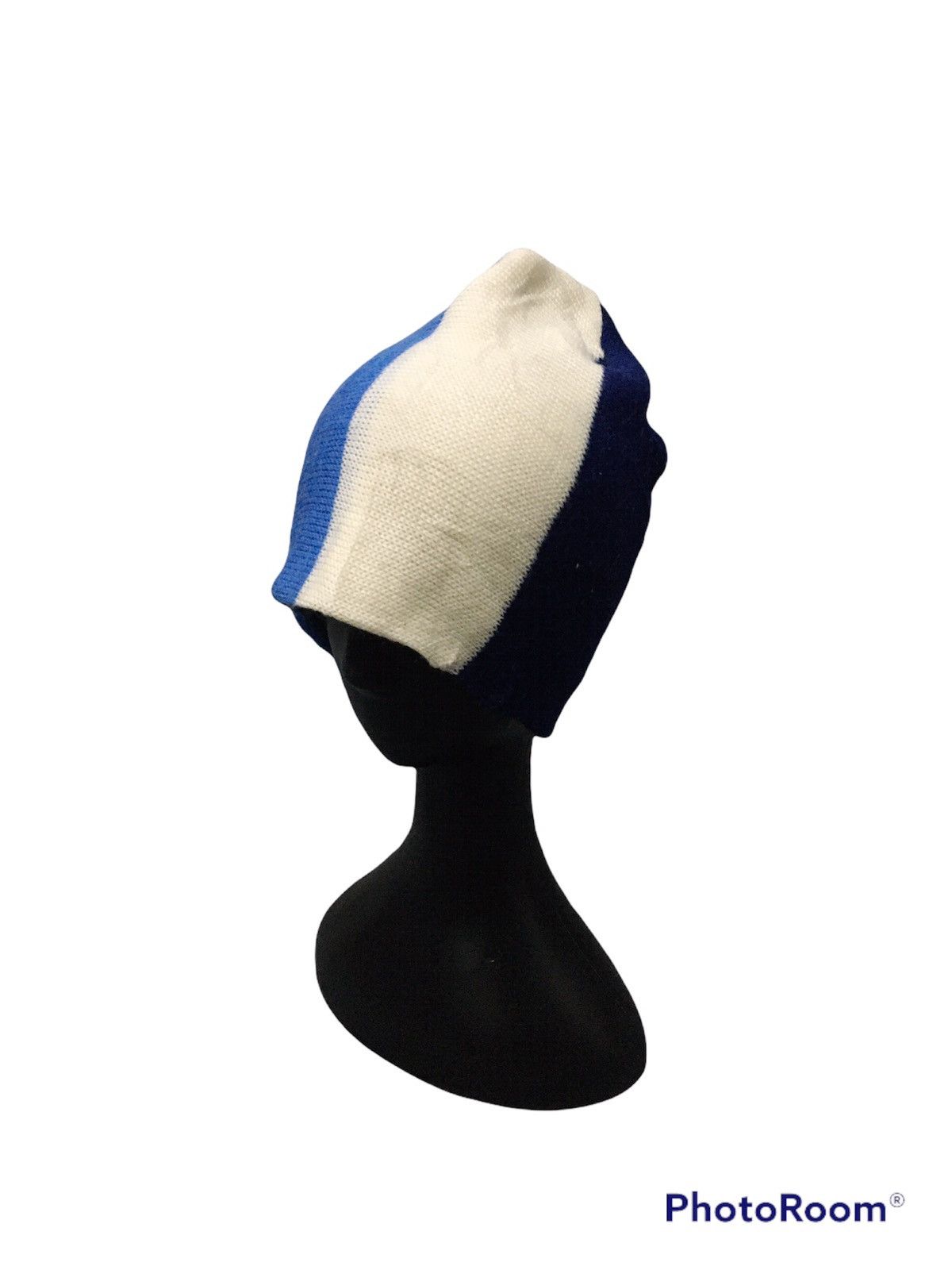 Japanese Brand × Vintage Vintage Stripe Beanie Size ONE SIZE - 1 Thumbnail