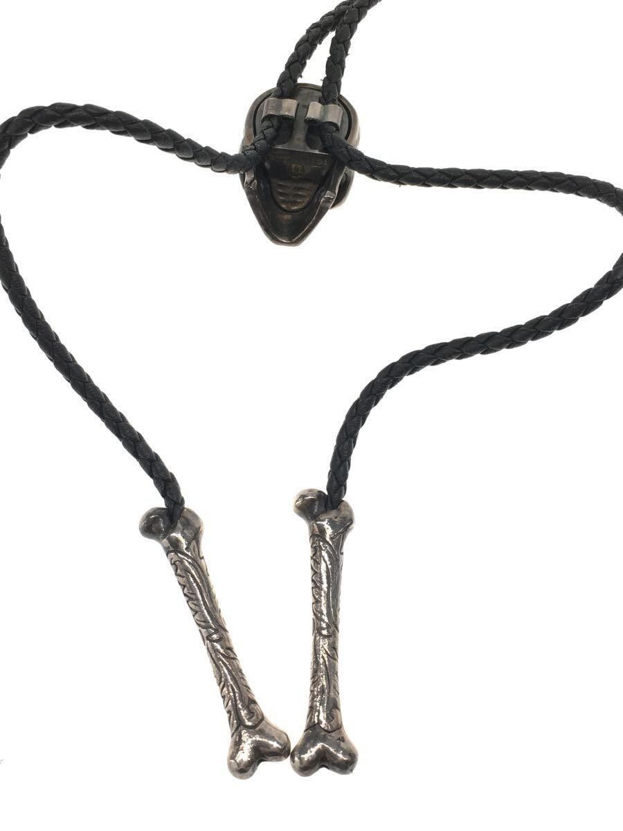 Number (N)ine Rare Magical Design Skull Bone Leather Necklace Size ONE SIZE - 5 Thumbnail