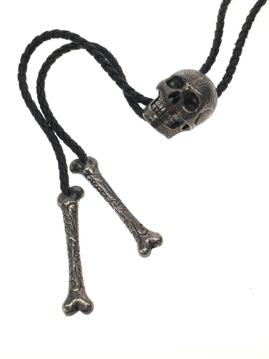 Number (N)ine Rare Magical Design Skull Bone Leather Necklace Size ONE SIZE - 1 Thumbnail