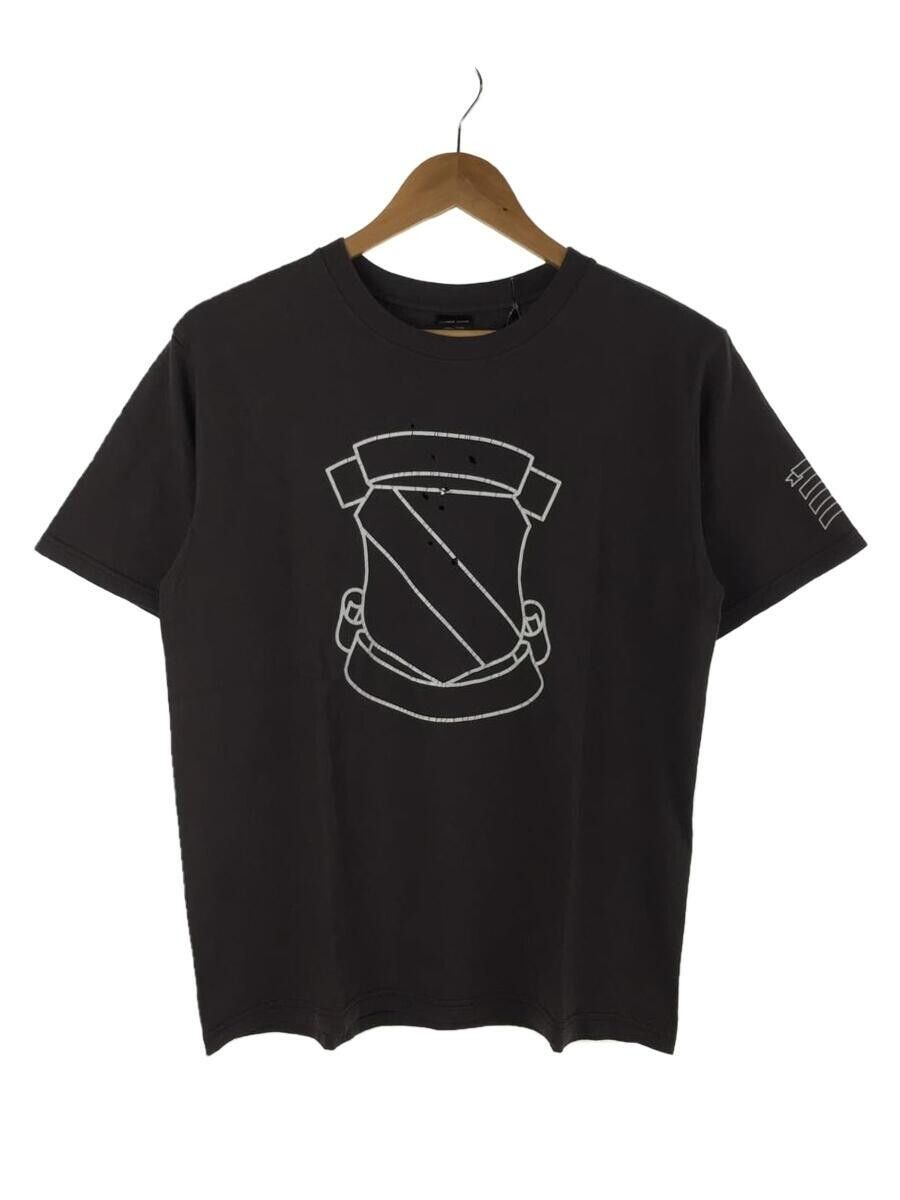 Pre-owned Number N Ine Boxy Cigarette Hole Crest Tee In Black