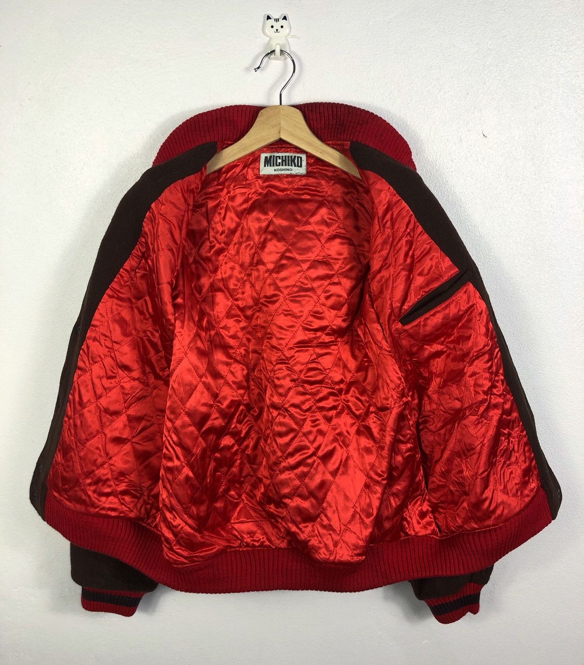Michiko Koshino London Rare Vintage Michiko Koshino London Wool Varsity Jacket Size US XL / EU 56 / 4 - 8 Thumbnail