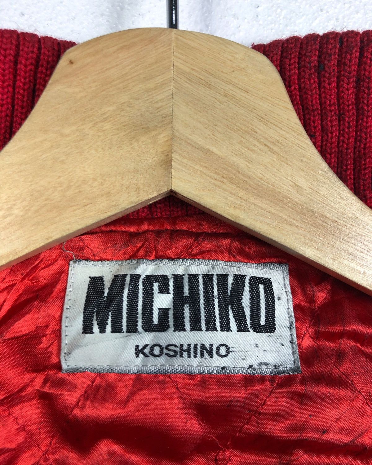 Michiko Koshino London Rare Vintage Michiko Koshino London Wool Varsity Jacket Size US XL / EU 56 / 4 - 9 Thumbnail